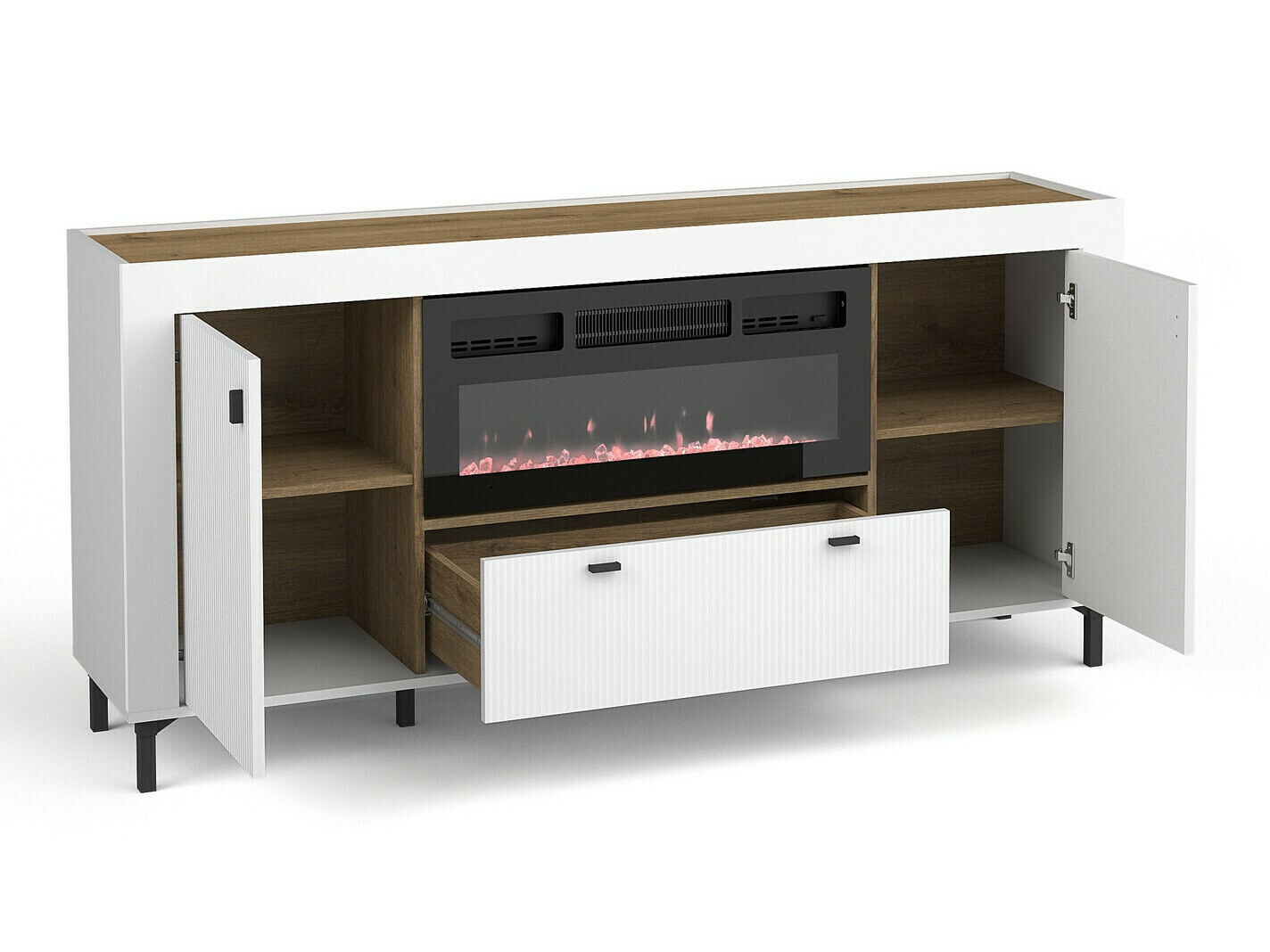 Woonkamerset Mormavu 115 (Mat wit)