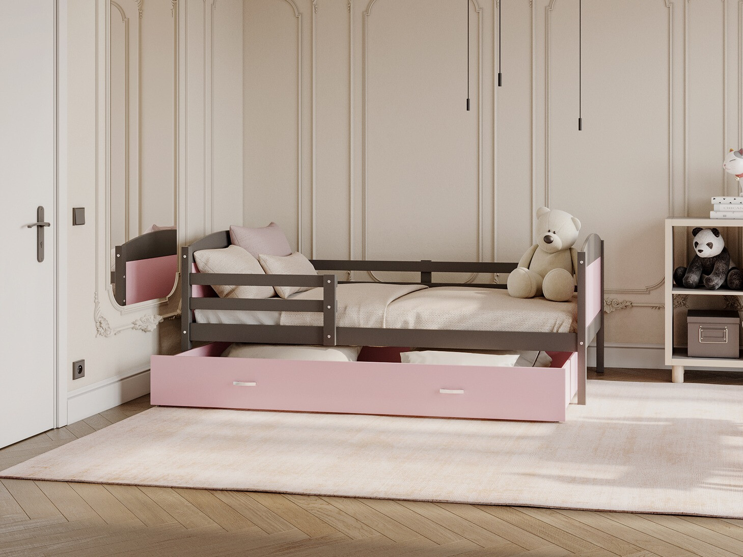 Bed Aurora 129 (Grijs)