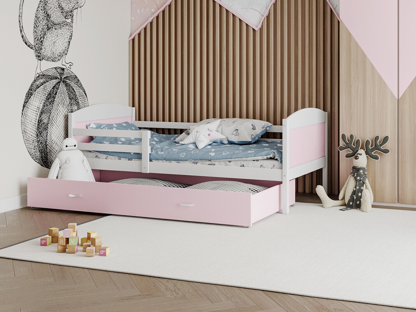 Bed Aurora 129 (Wit)