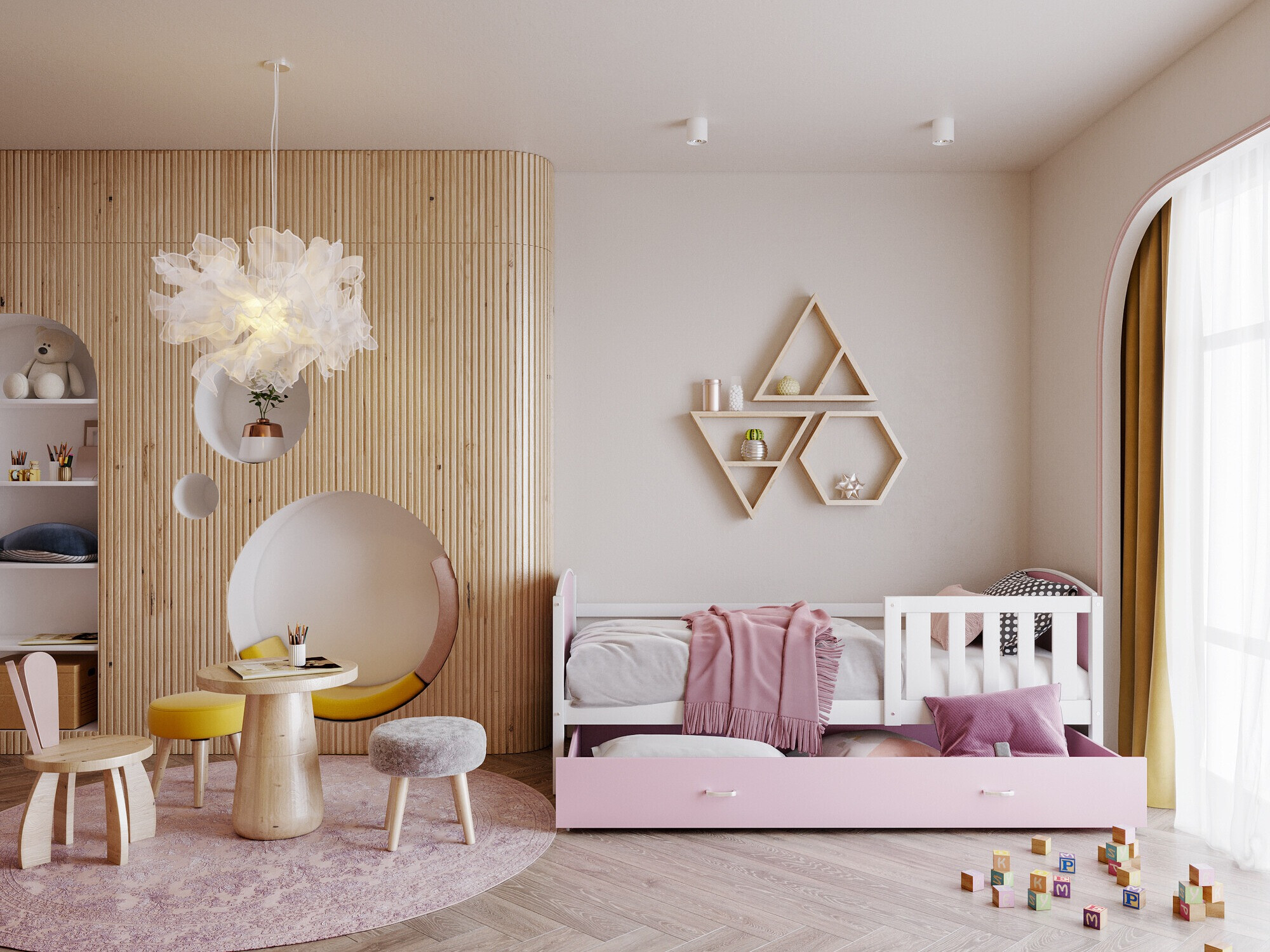 Bed Aurora 131 (Wit)