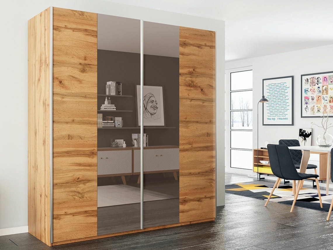 Kledingkast Honolulu 128 (Wotan eik)