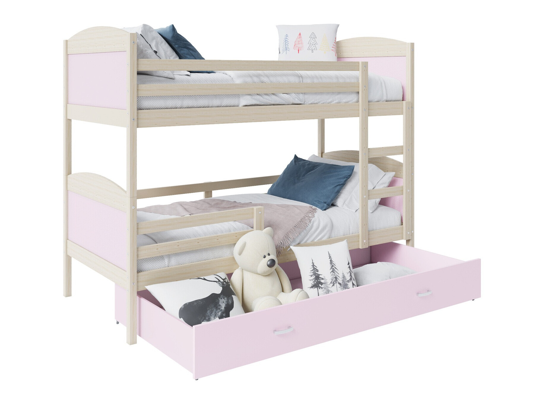 Stapelbed Aurora 101 (Grenen)