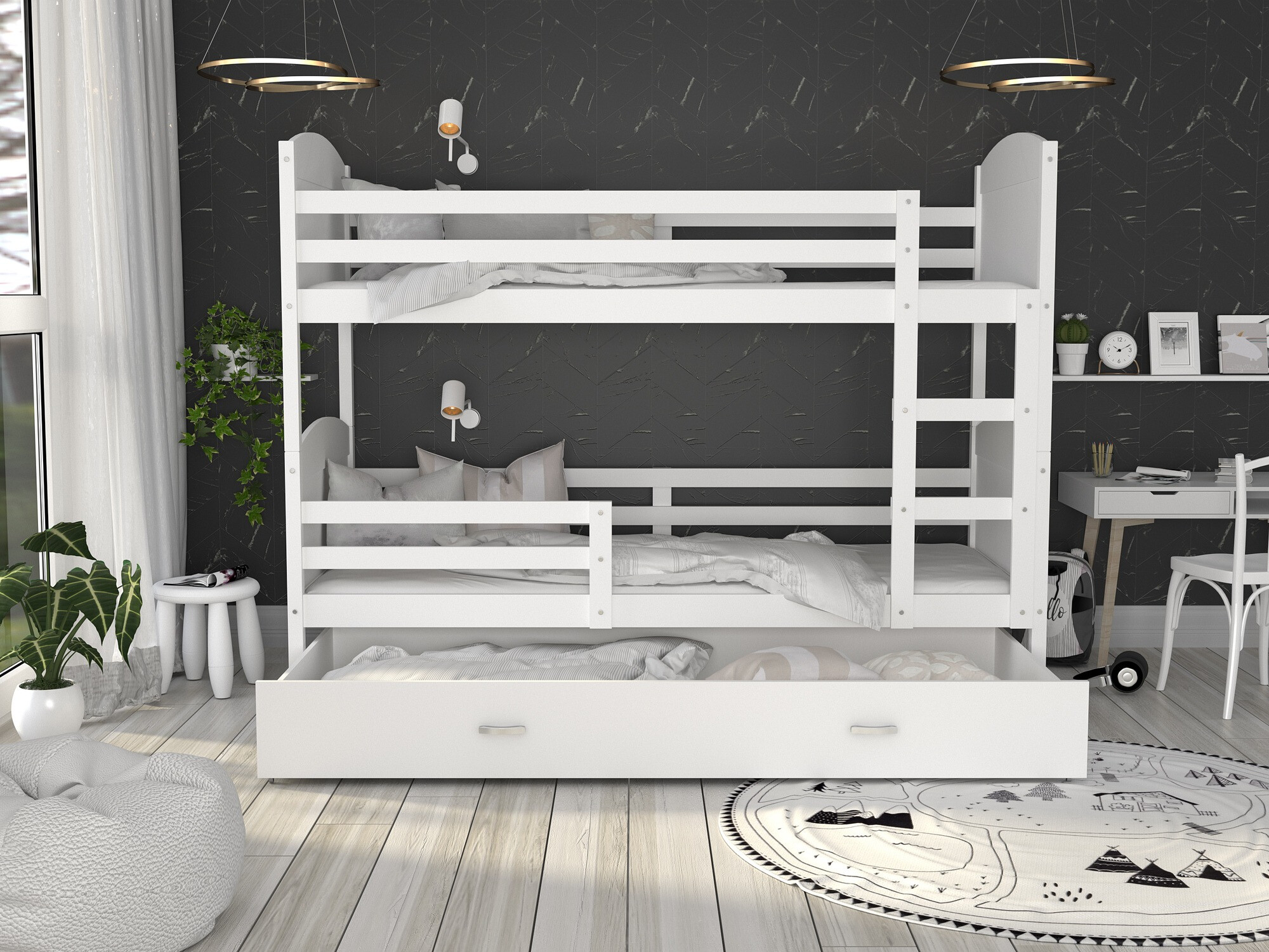 Stapelbed Aurora 101 (Wit)