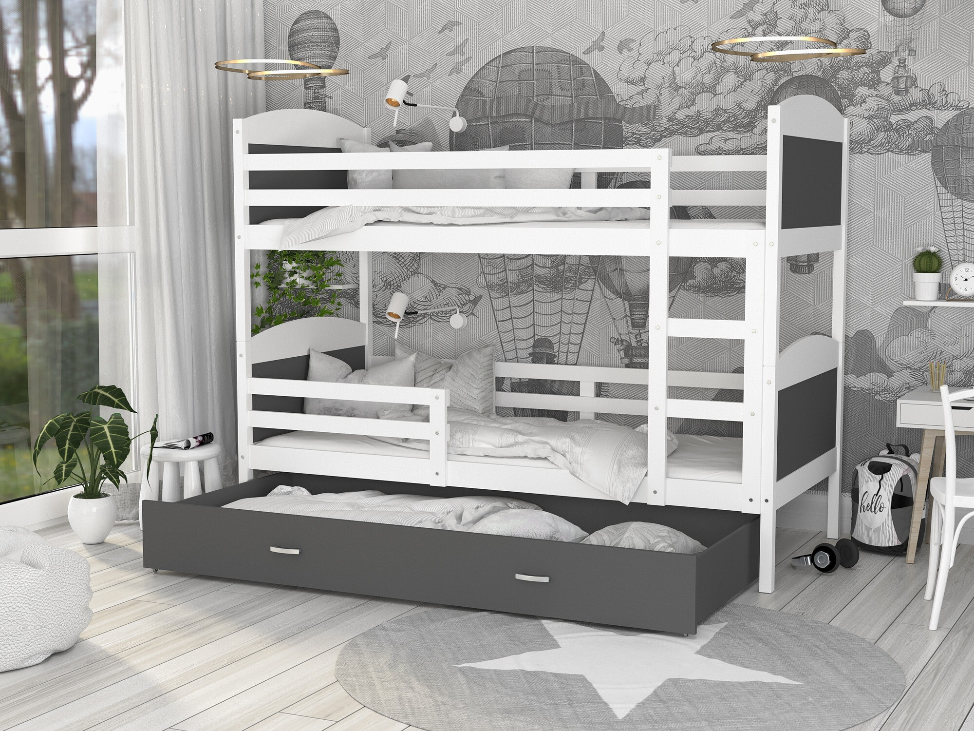 Stapelbed Aurora 102 (Wit)
