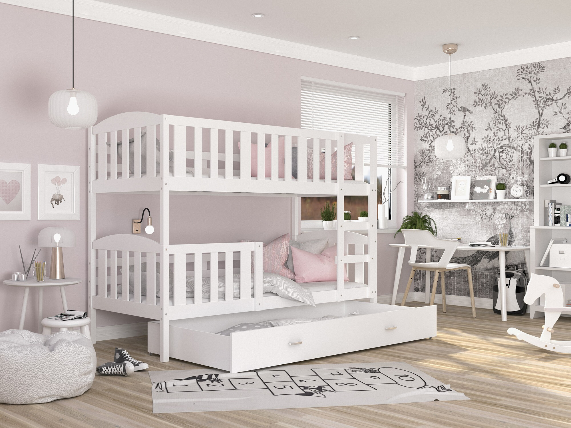 Stapelbed Aurora 107 (Wit)