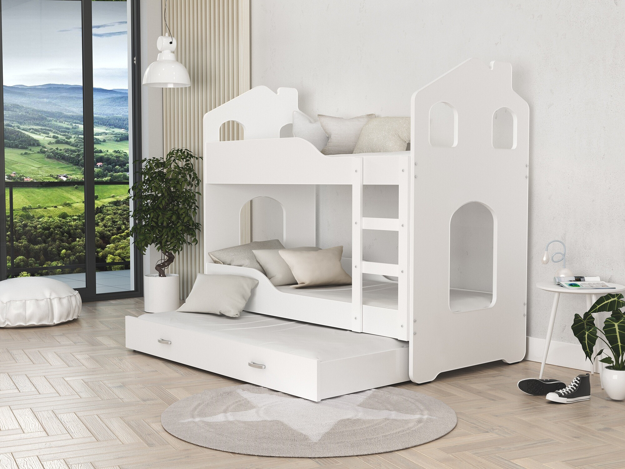 Stapelbed Aurora 114 (Wit)