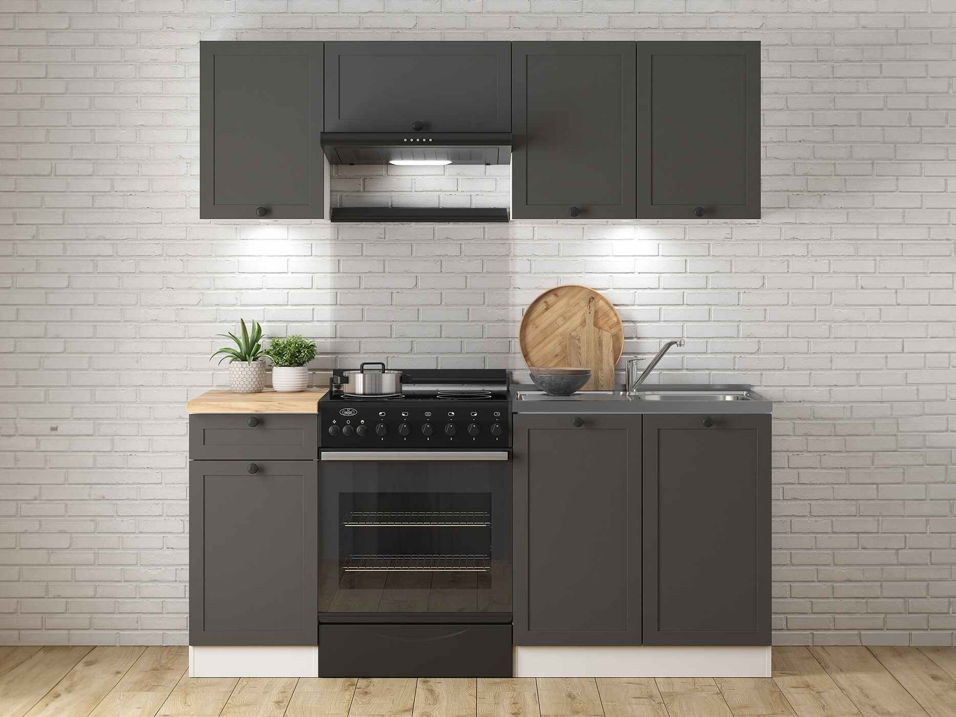 Modulaire keukenset Classic Grey 117