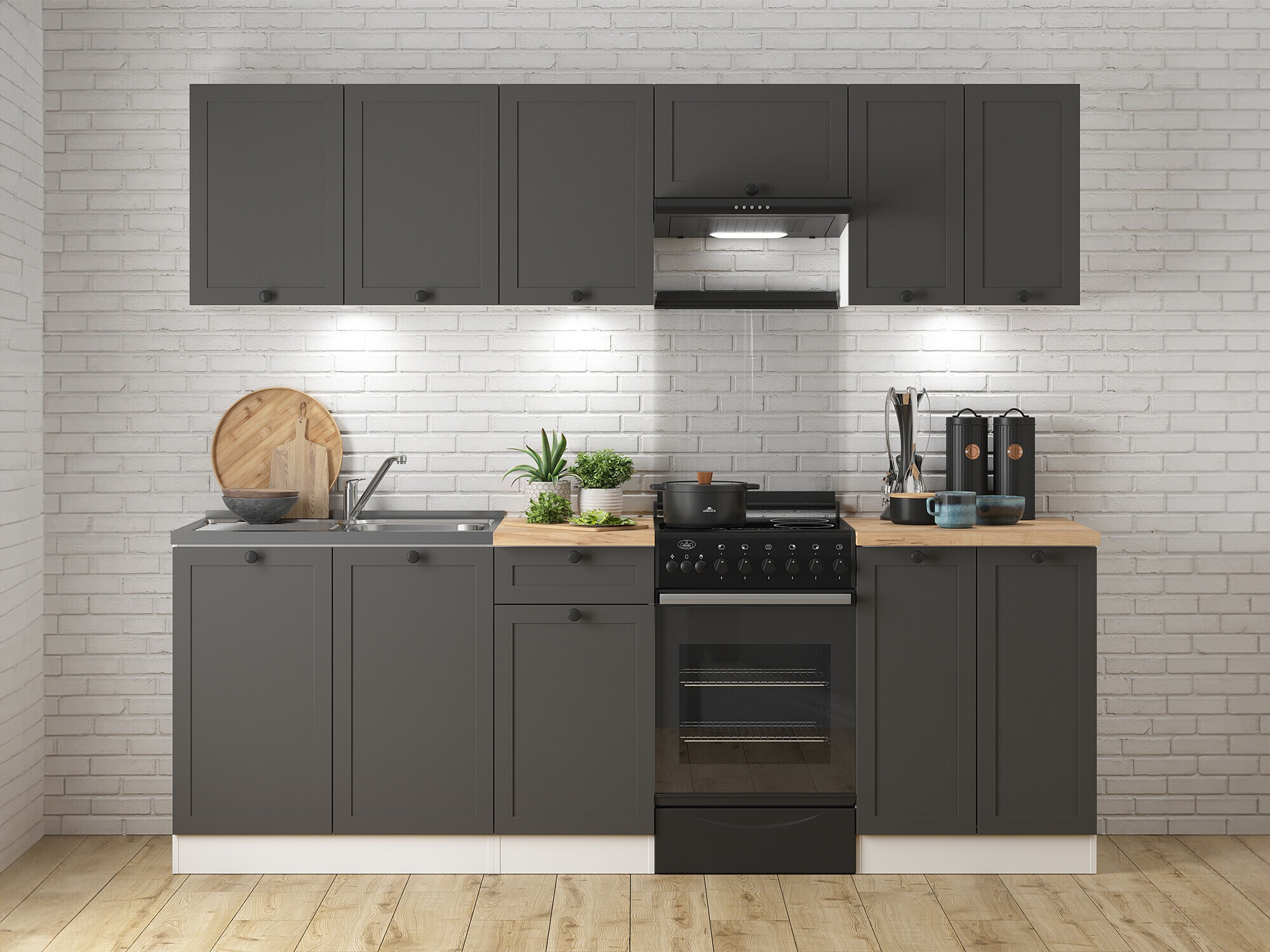 Modulaire keukenset Classic Grey 119