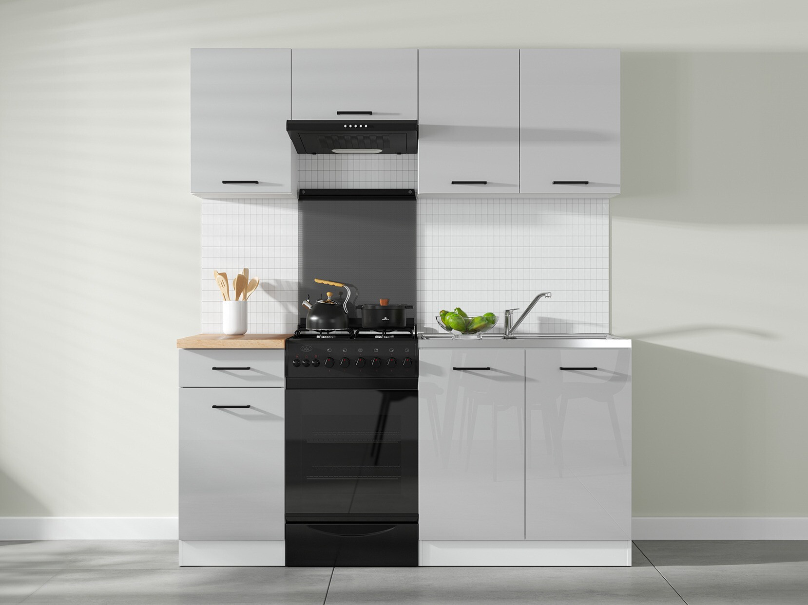 Modulaire keukenset Line Grey 117