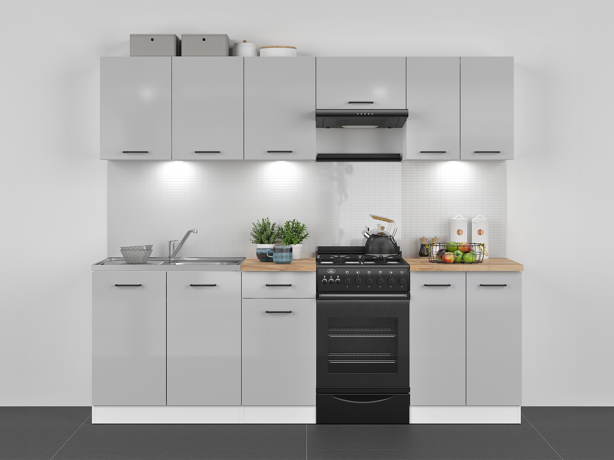 Modulaire keukenset Line Grey 119