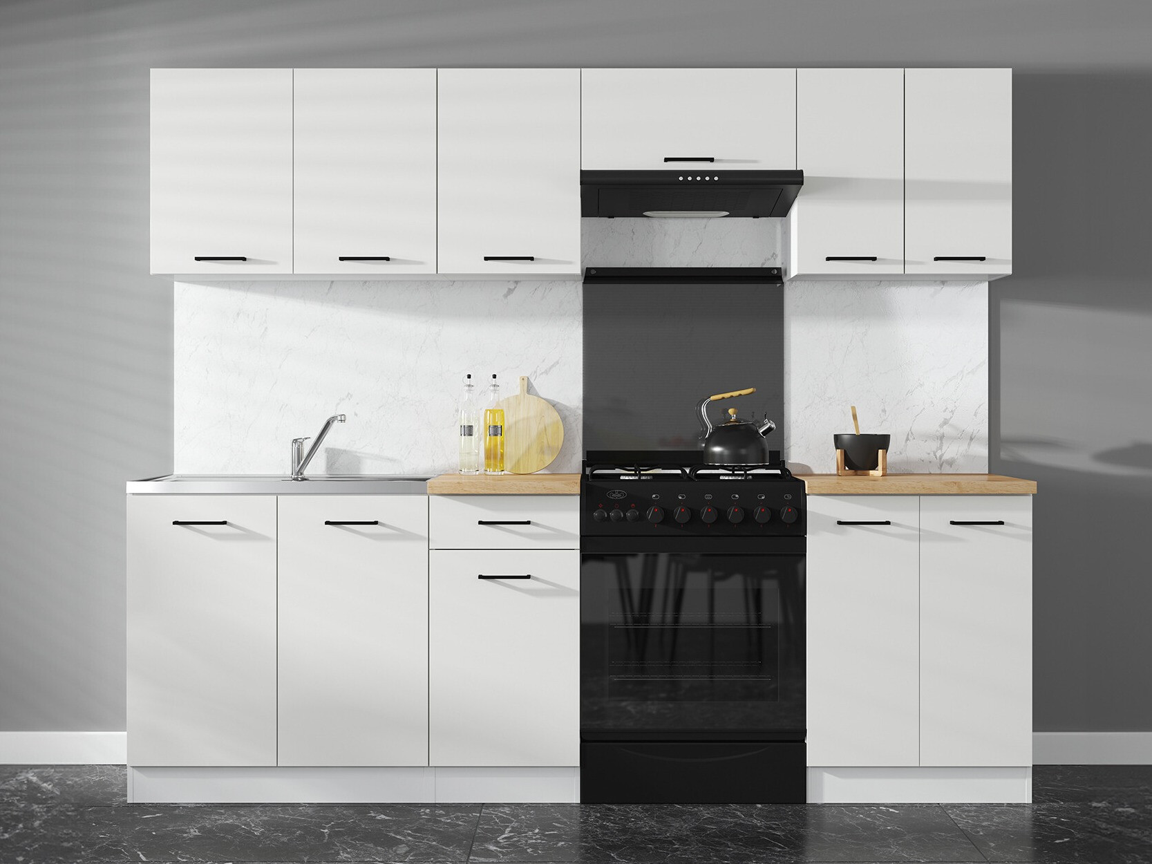 Modulaire keukenset Line White 119