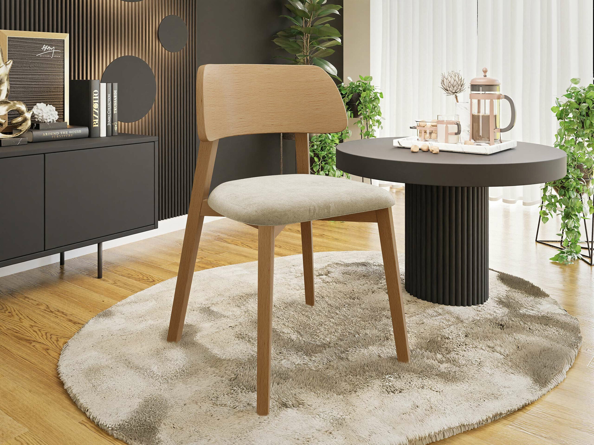 Stoel Jackson 112 (Licht hout)