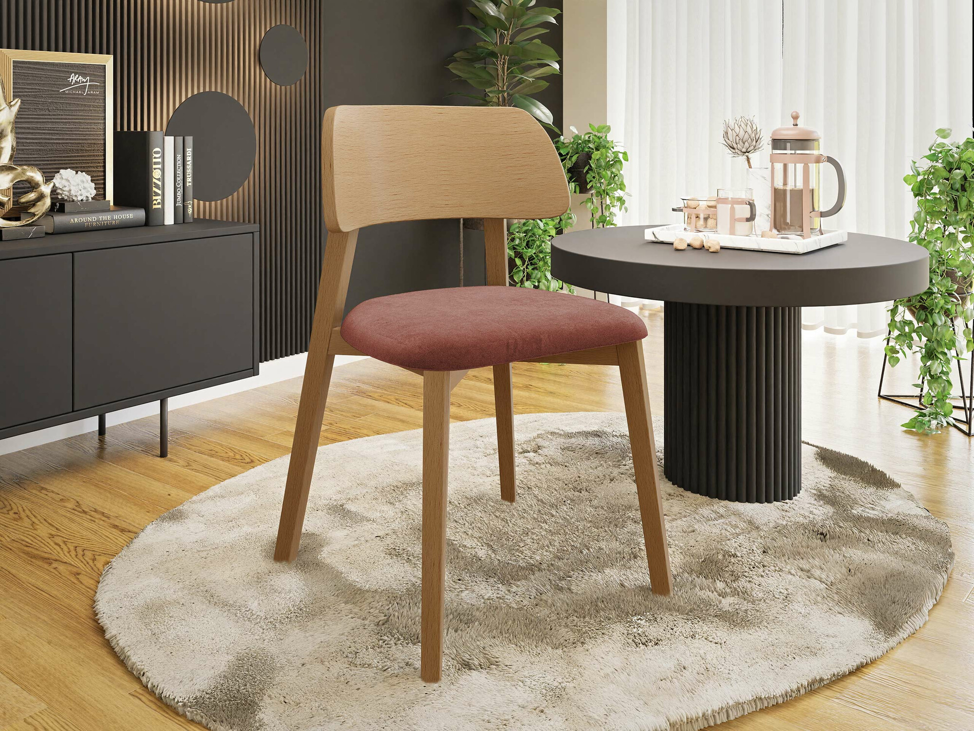 Stoel Jackson 112 (Licht hout)