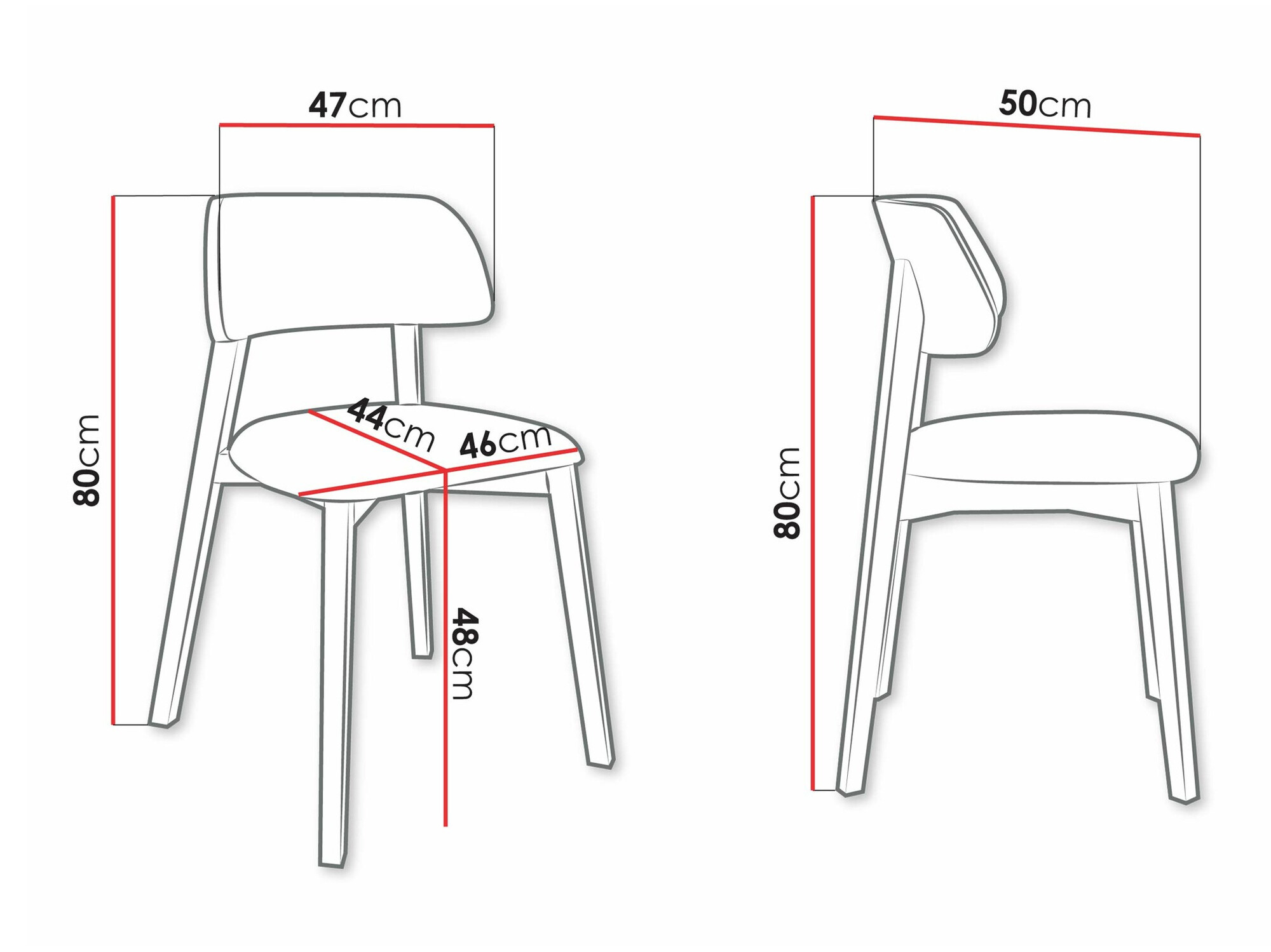 Stoel Jackson 112 (Notenhout)