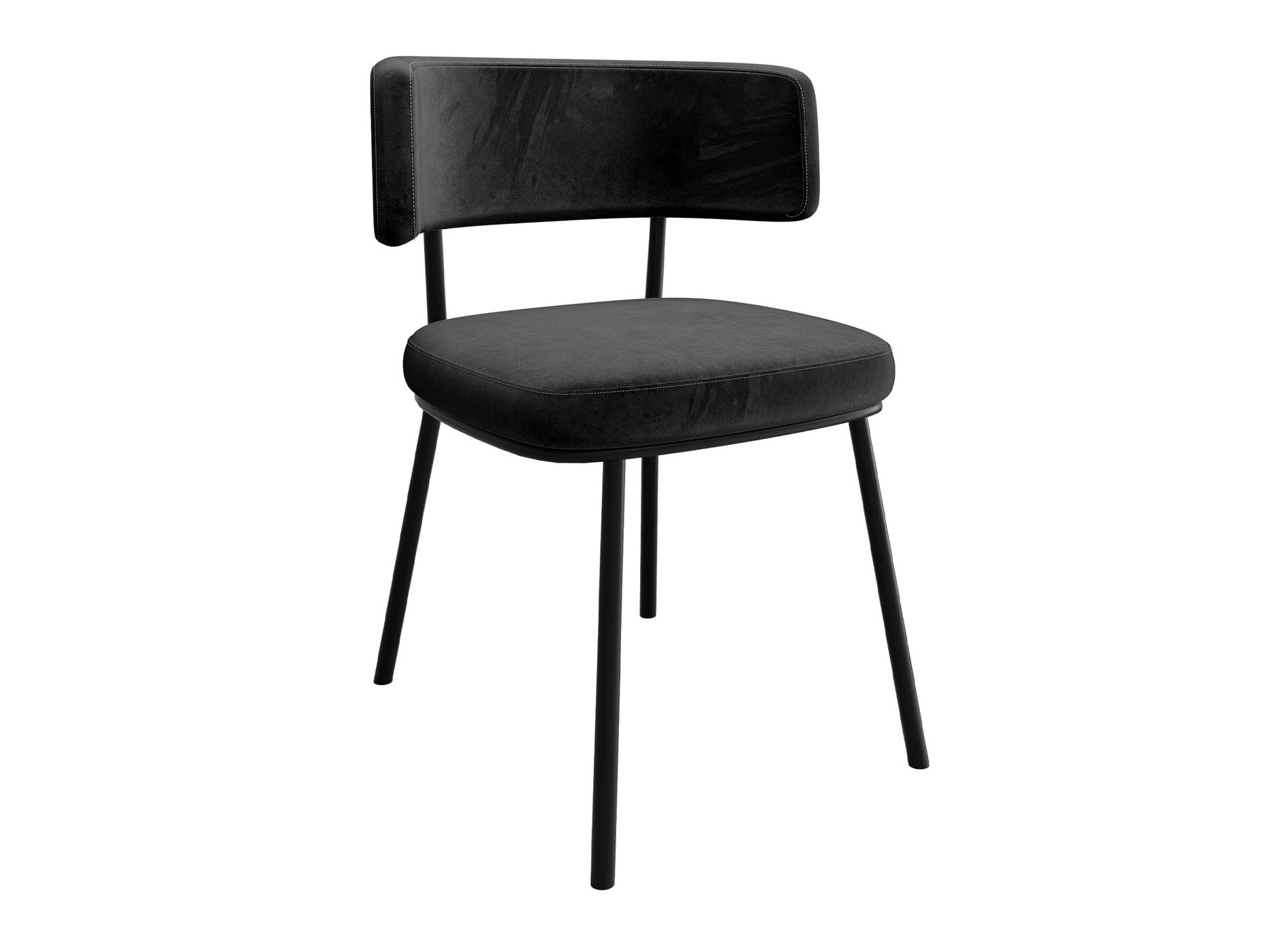 Stoel Jackson 114 (Zwart + Magic Velvet 2219)