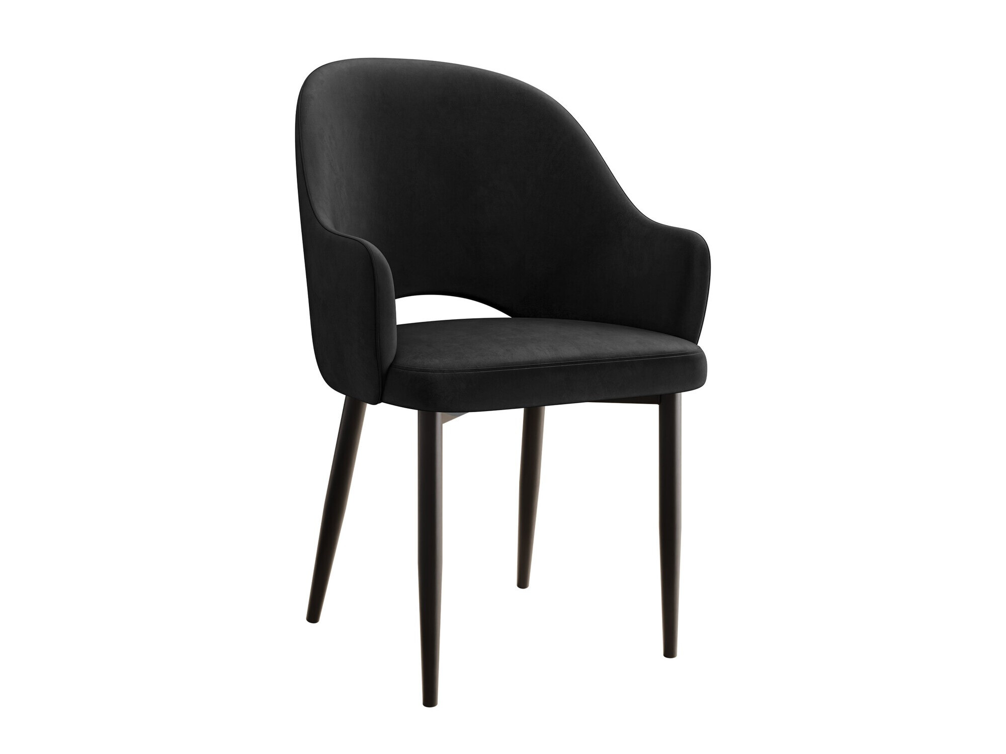 Stoel Jackson 116 (Zwart + Magic Velvet 2219)