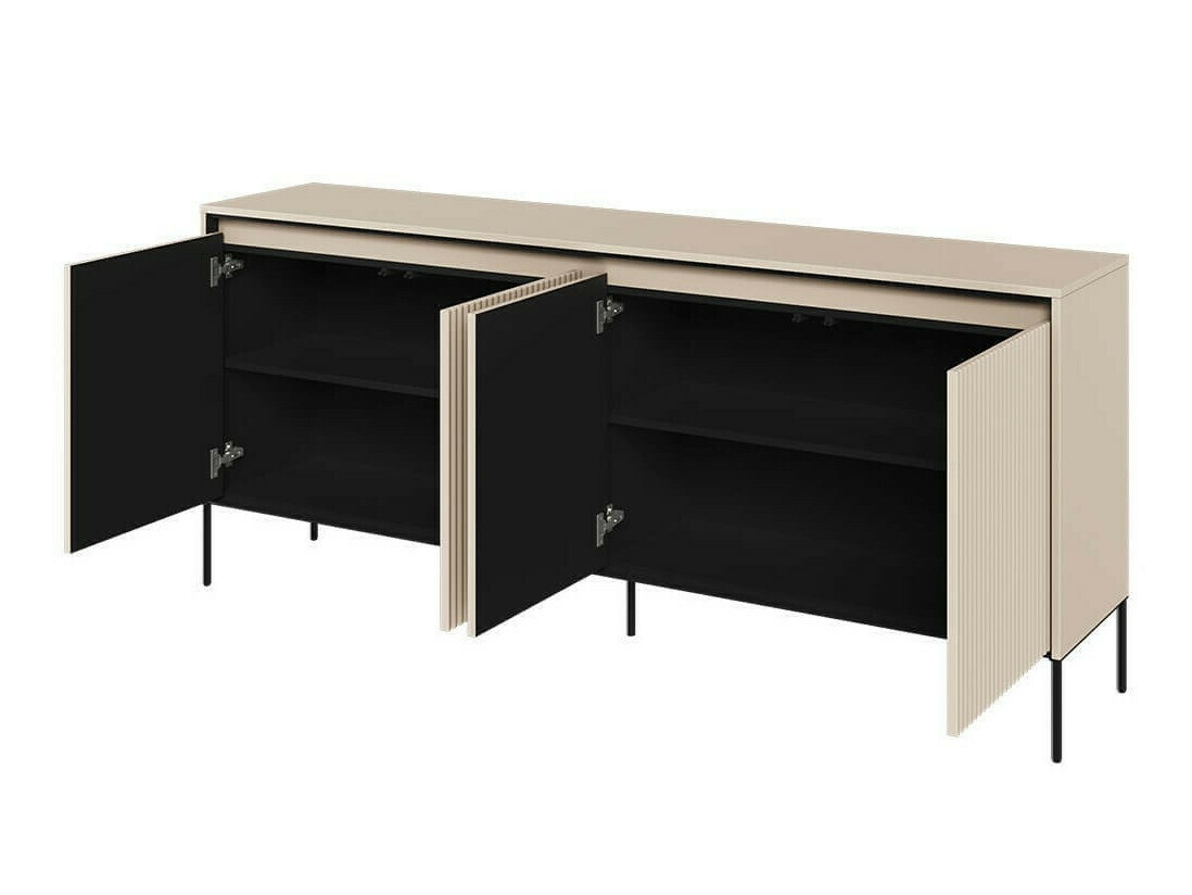 Woonkamerset Fernolu 112 (Beige + Zwart)