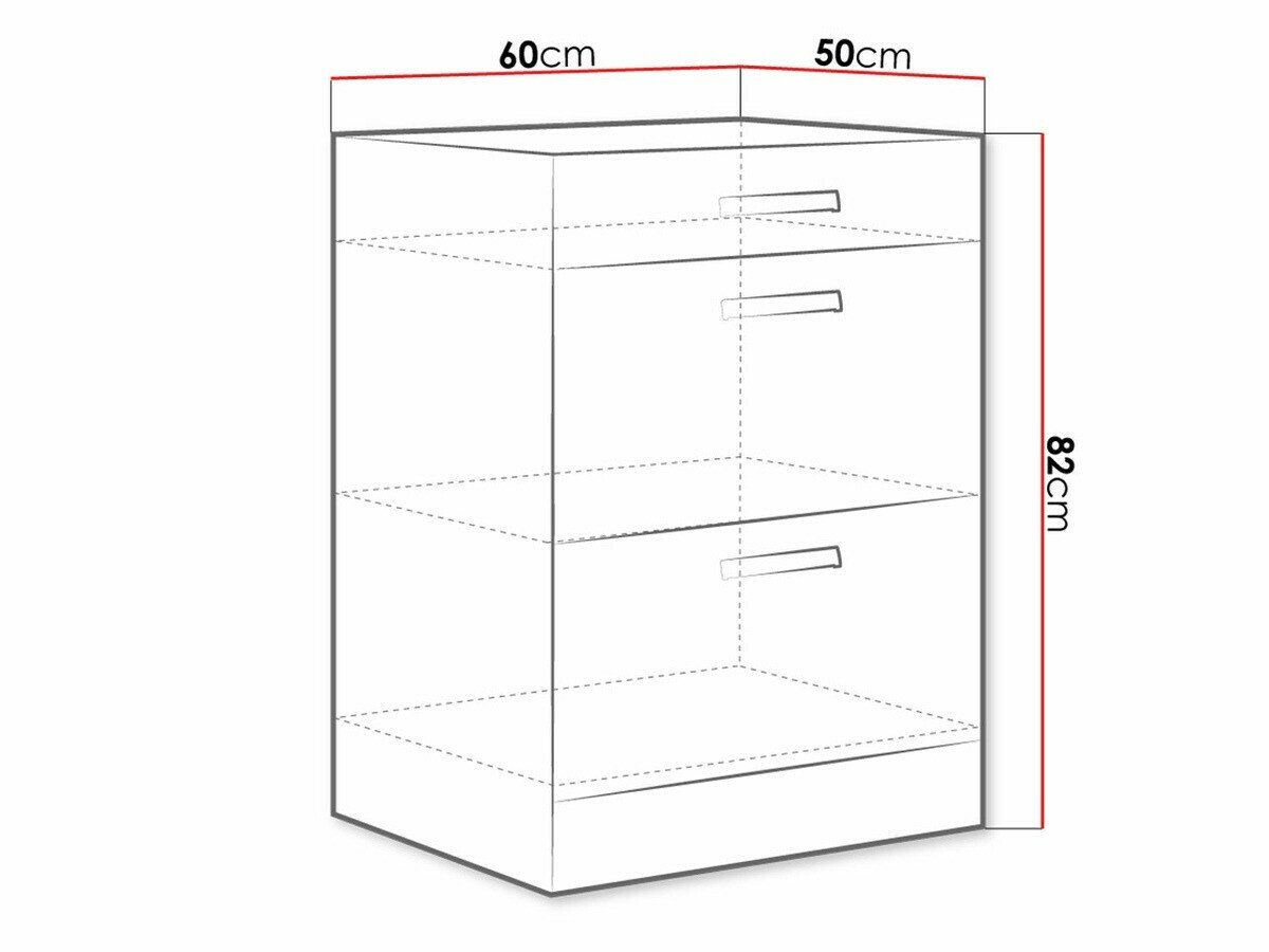 Modulaire kast met lades Multi Grey 105