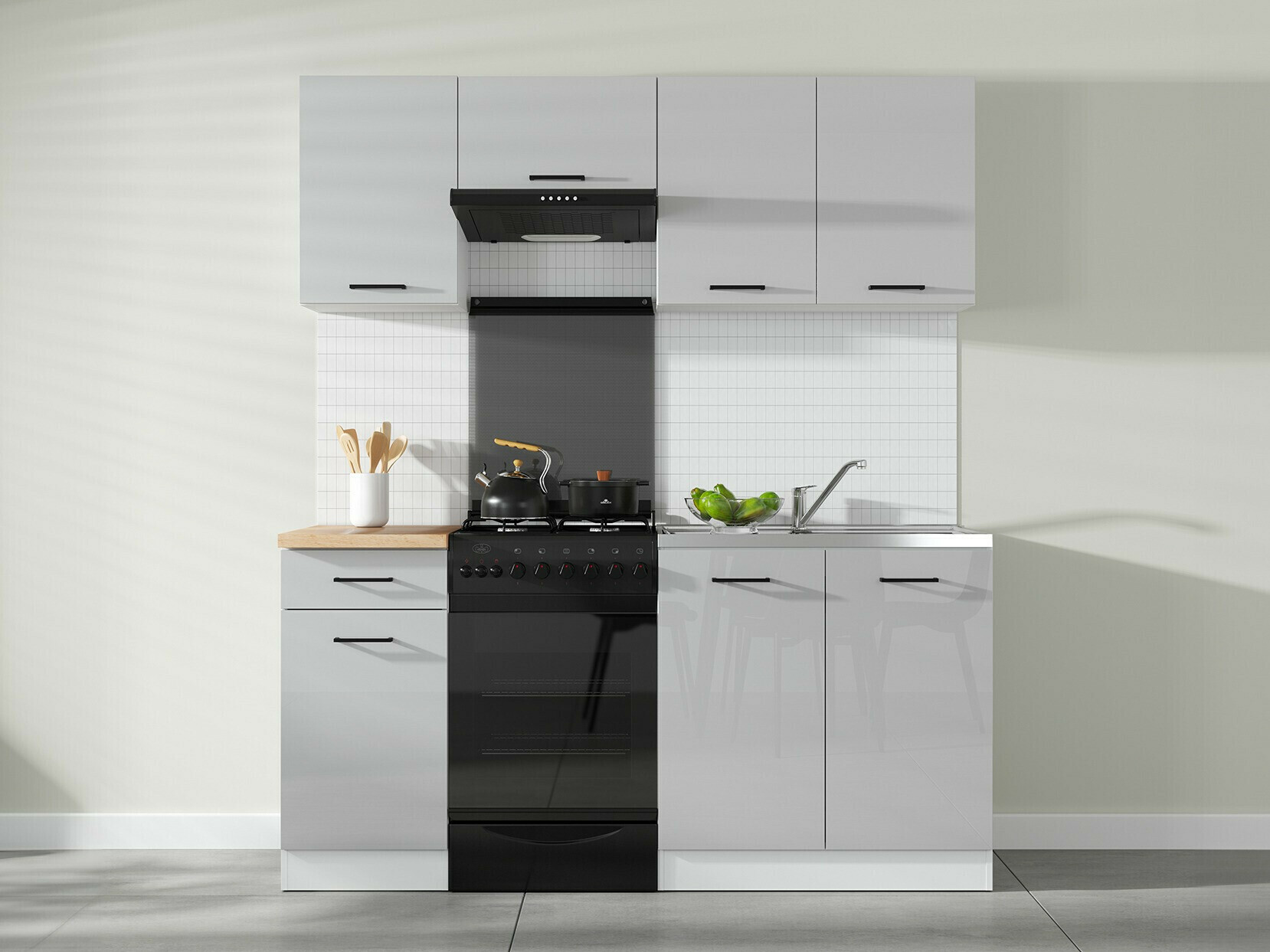 Modulaire wandkast Line Grey 110