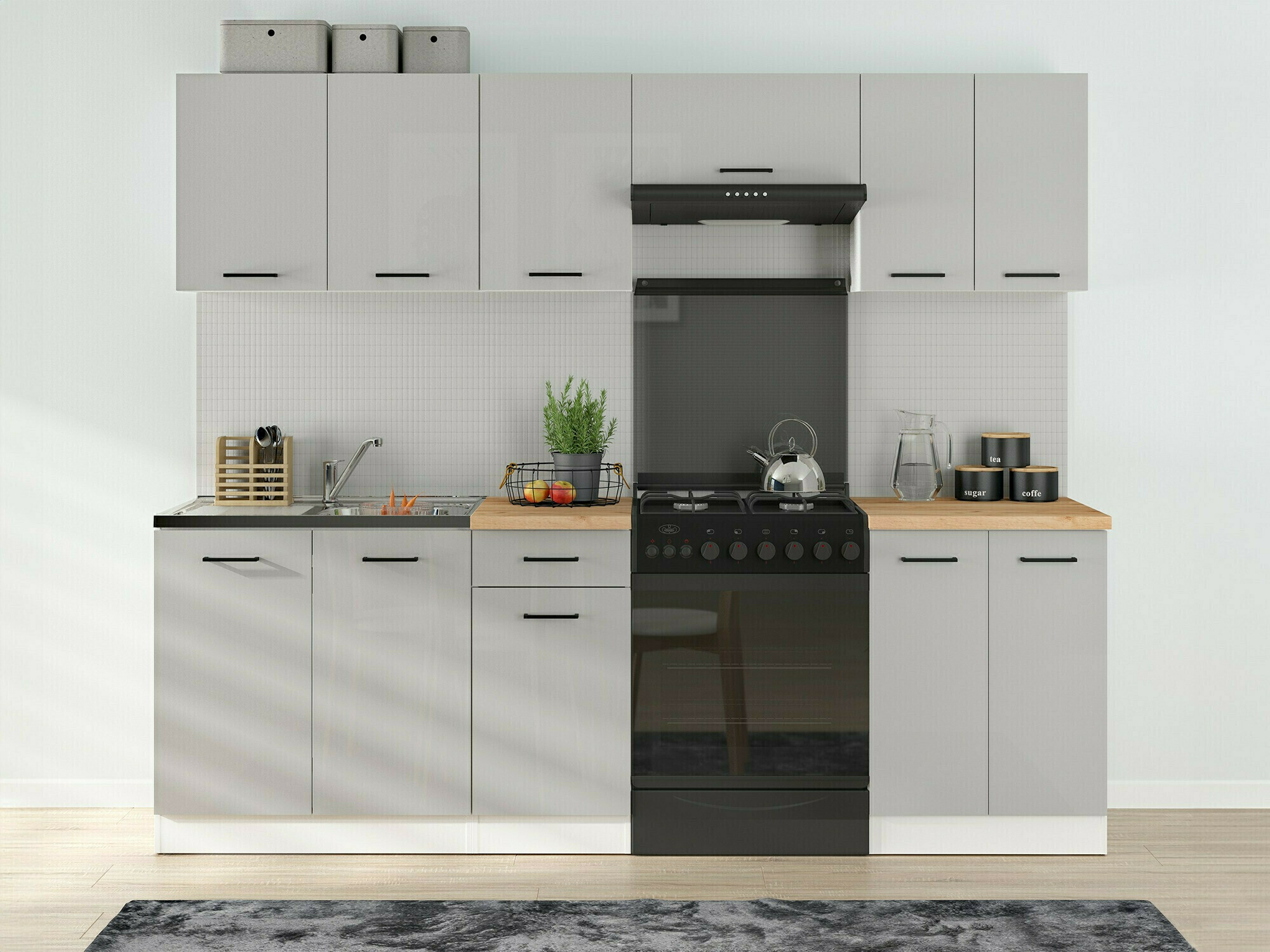 Modulaire wandkast Line Grey 111