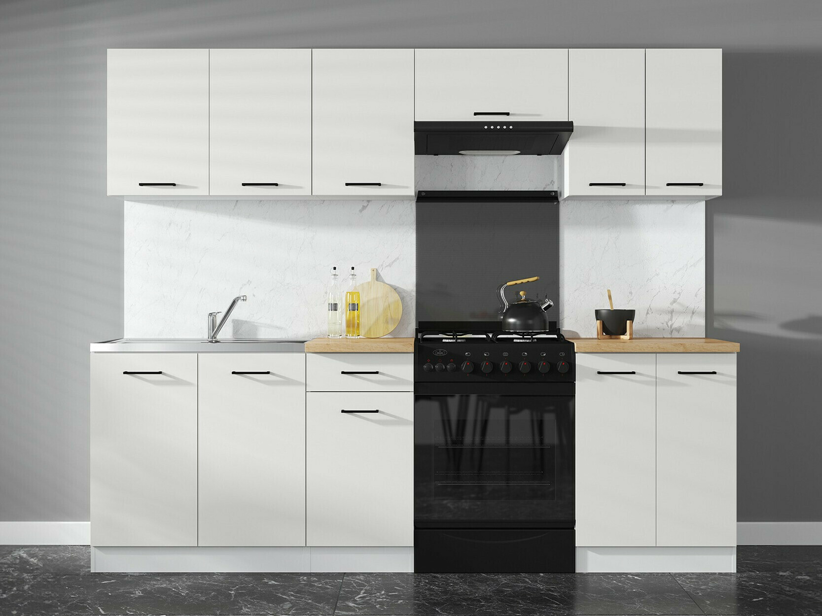Modulaire wandkast Line White 103
