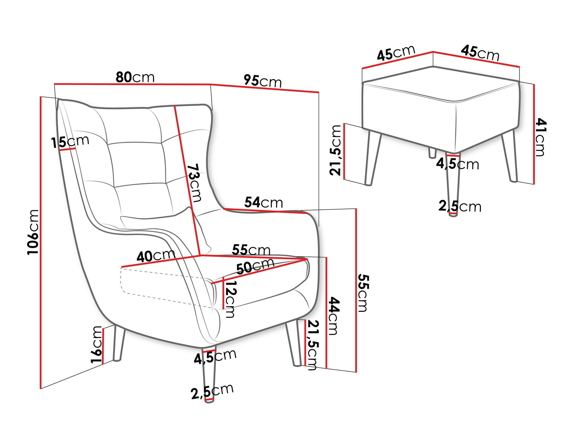 Fauteuil Comfivo 381 (Poso 14)