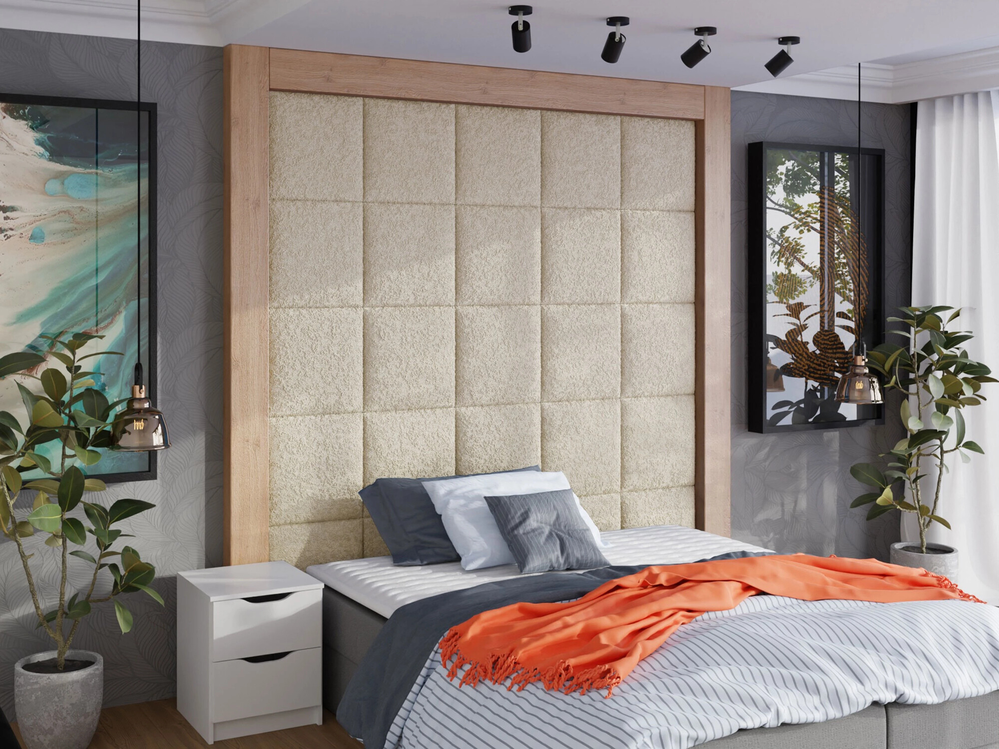 Zacht wandpaneel Comfivo Ovis VIII (Abriamo 03) (42x42)