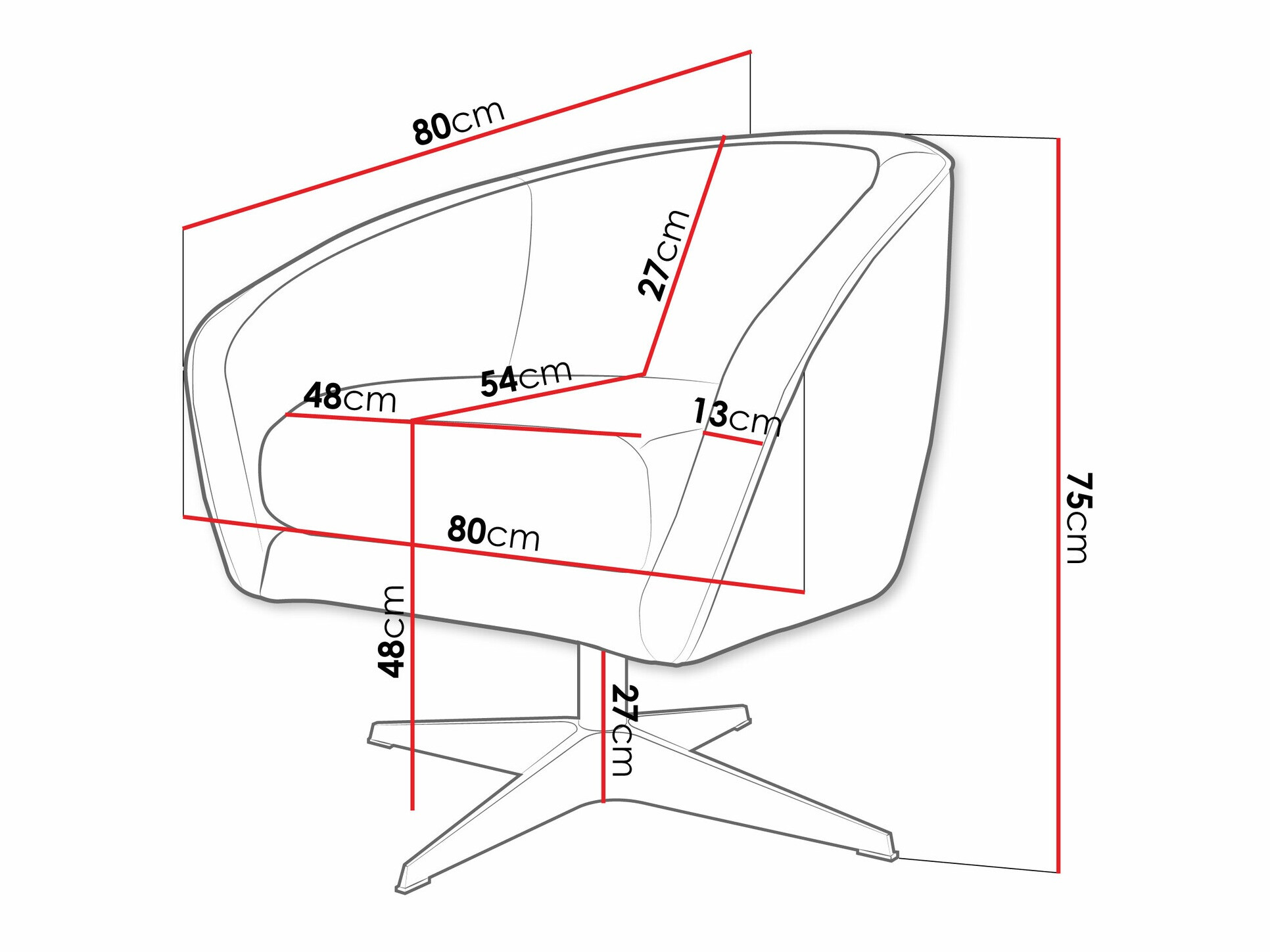 Fauteuil Lincoln 191 (Pretty 21)