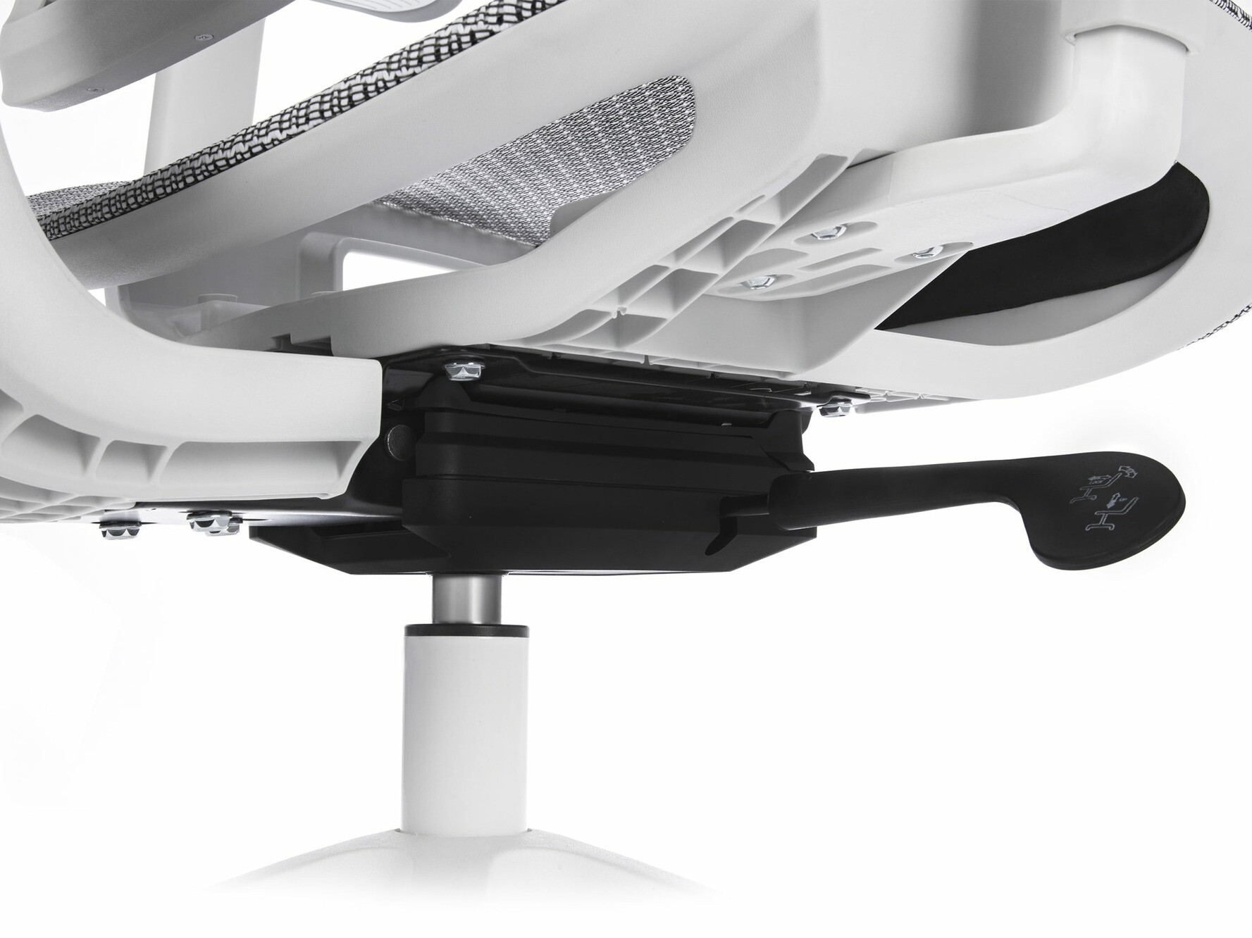 Bureaustoel Lodi 104 (Wit + Grijs)