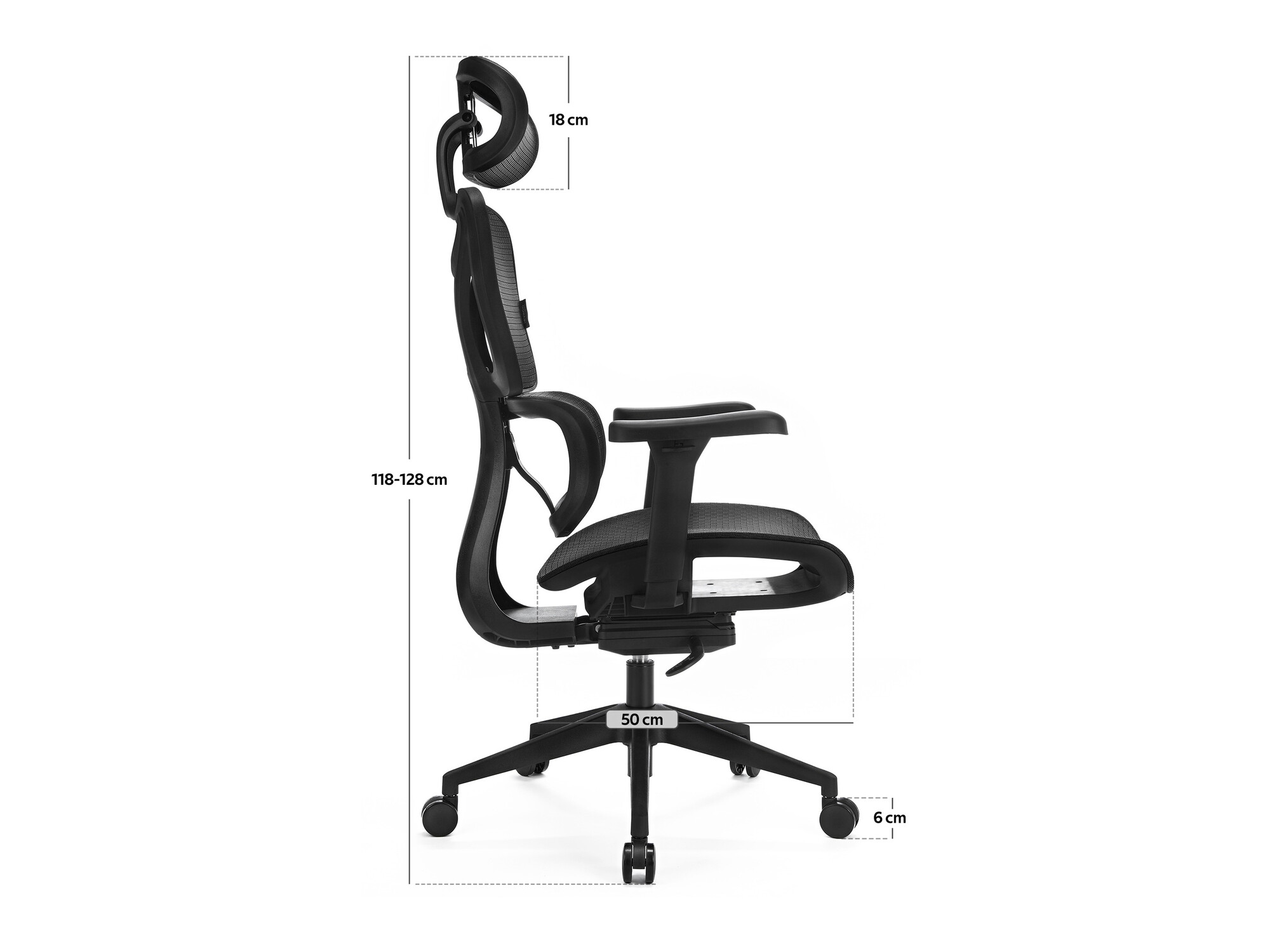 Bureaustoel Lodi 104 (Zwart)