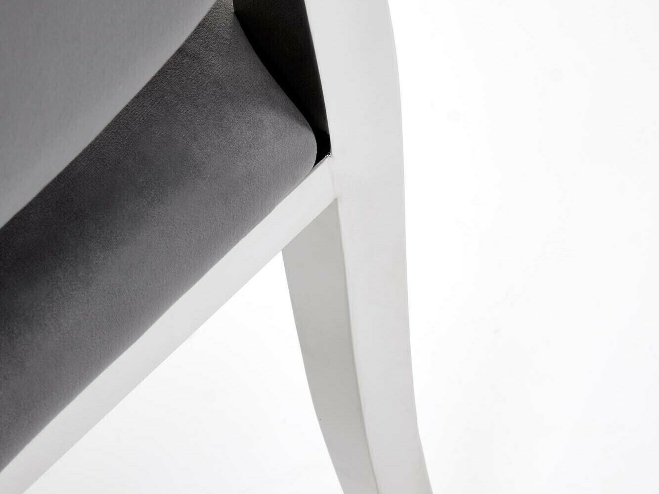 Eetkamerset Houston 1828 (Wit marmer + Grijs)