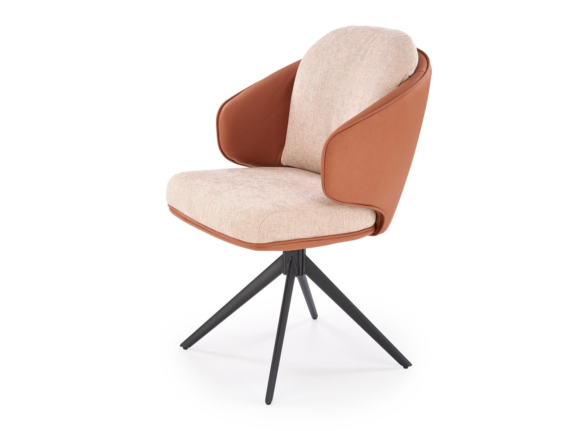 Stoel Houston 1823 (Bruin + Beige)