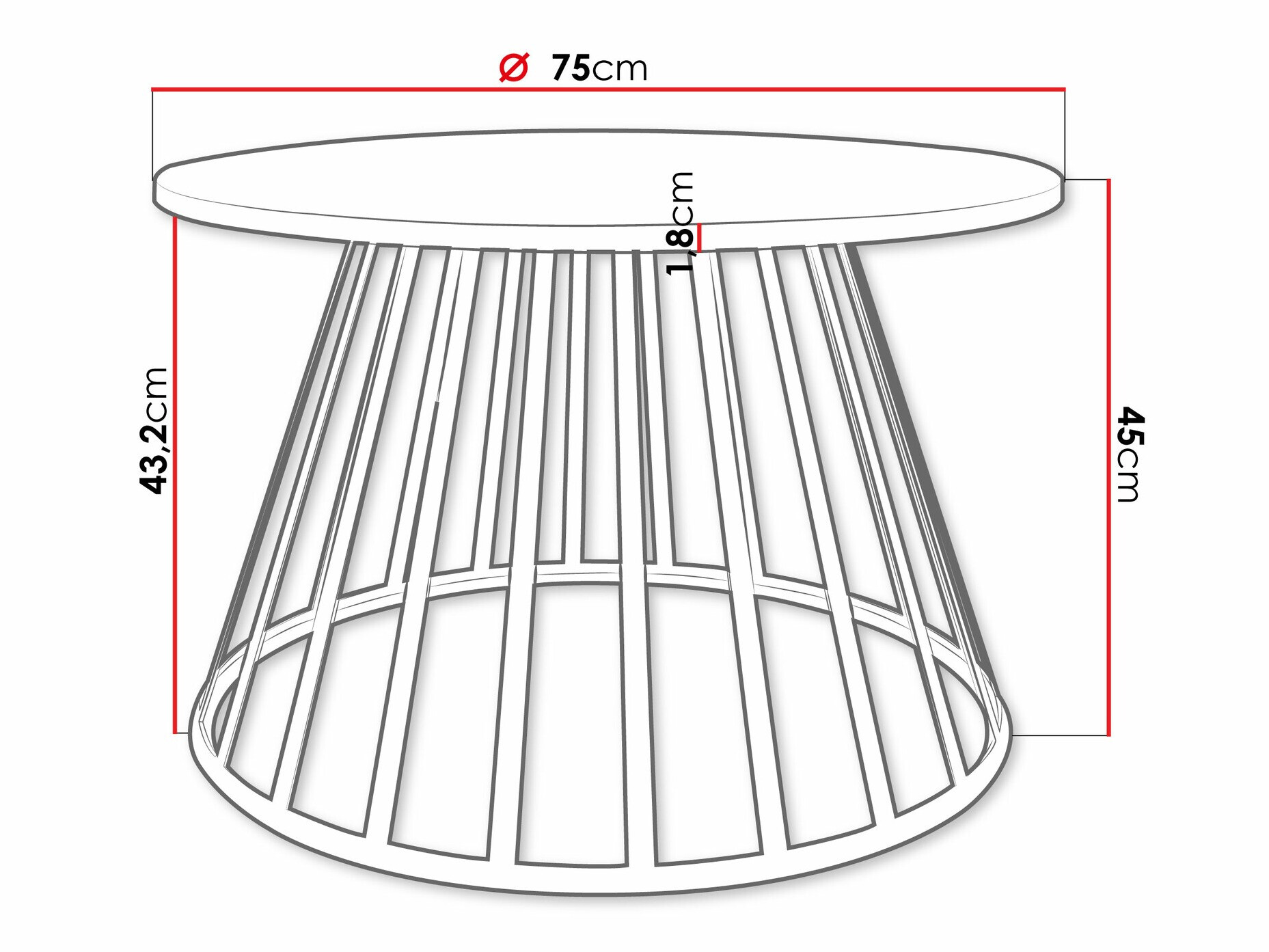 Salontafel Oswego 129 (Wit marmer)