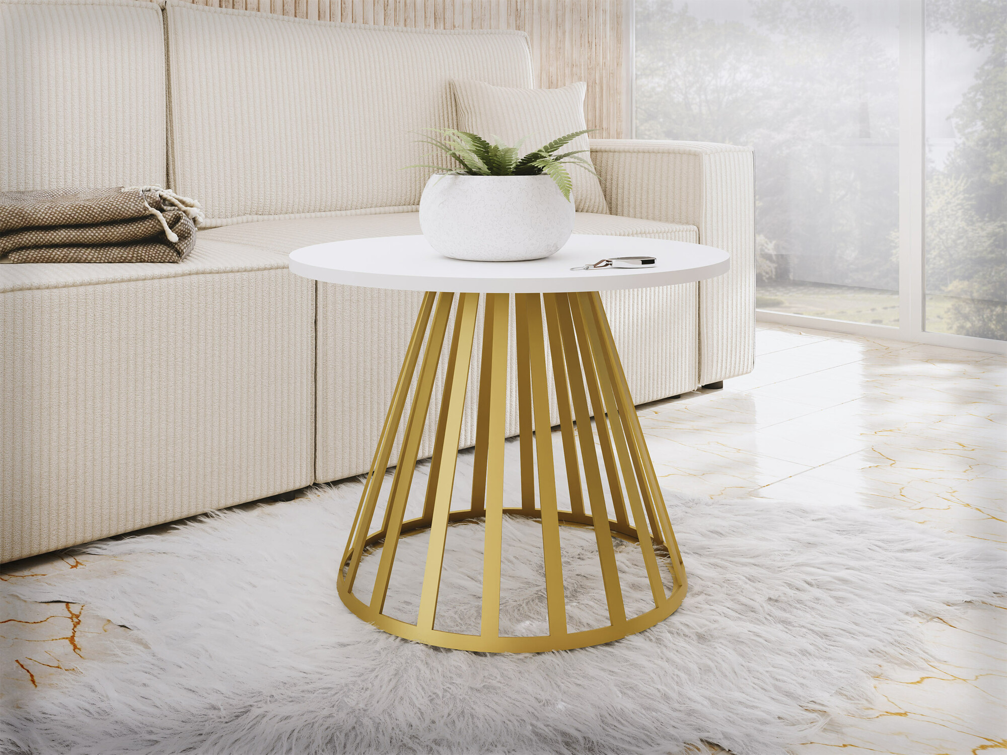 Salontafel Oswego 130 (Wit)