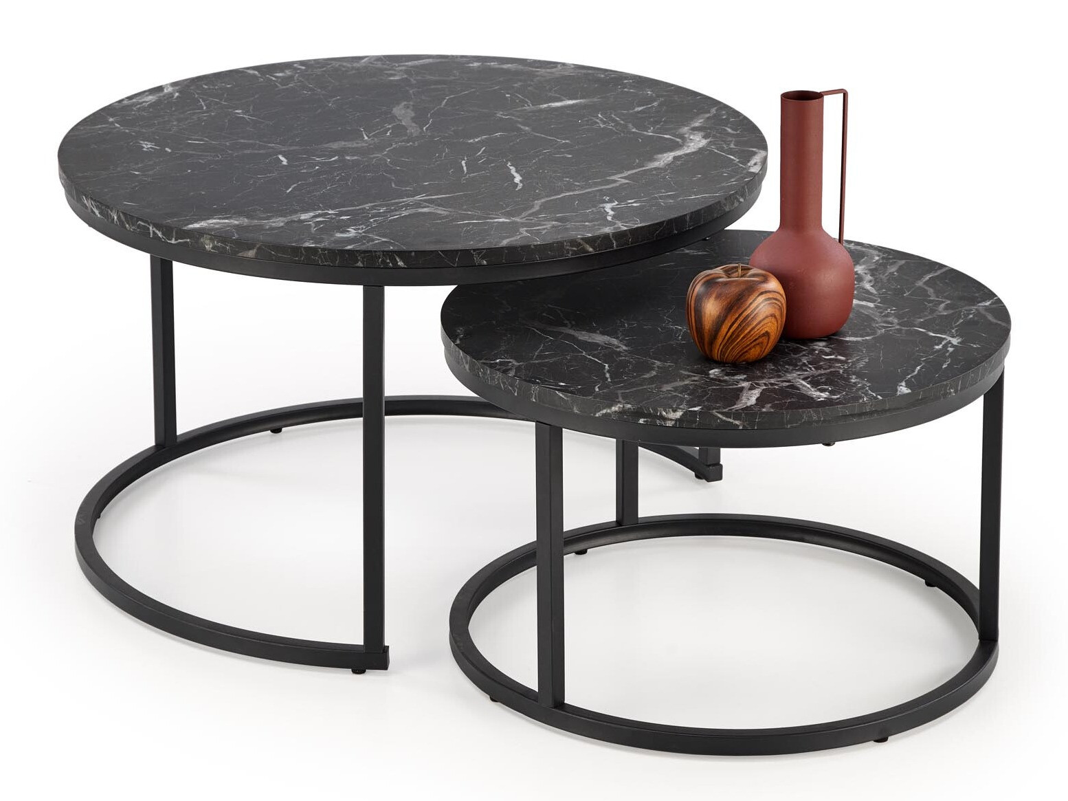 Salontafel set Houston 1832 (Zwart marmer)