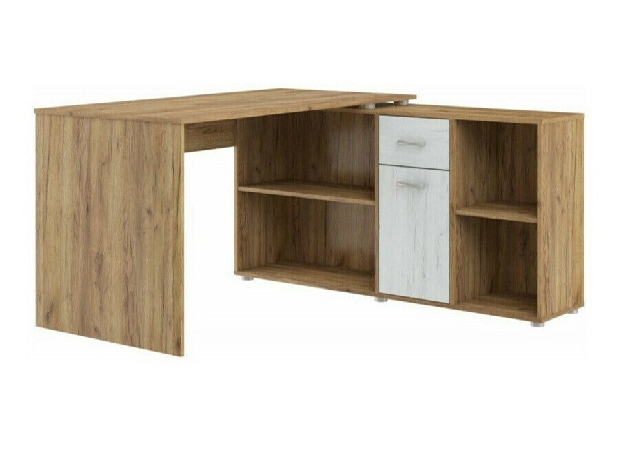 Hoekbureau Gilroy 113 (Craft eiken + Ambachtelijk wit)