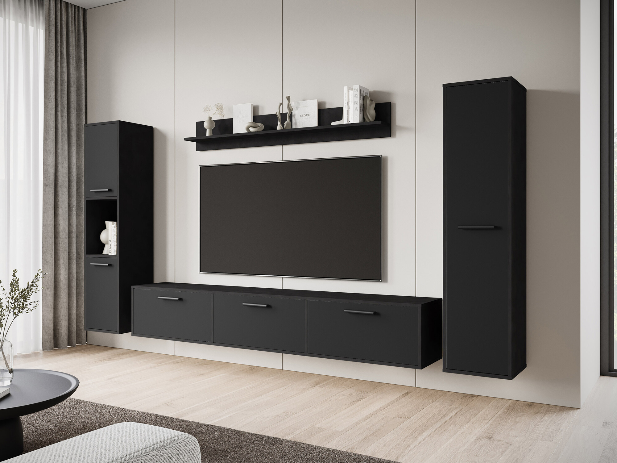 Woonkamerset Sarasota 175 (Grafiet)