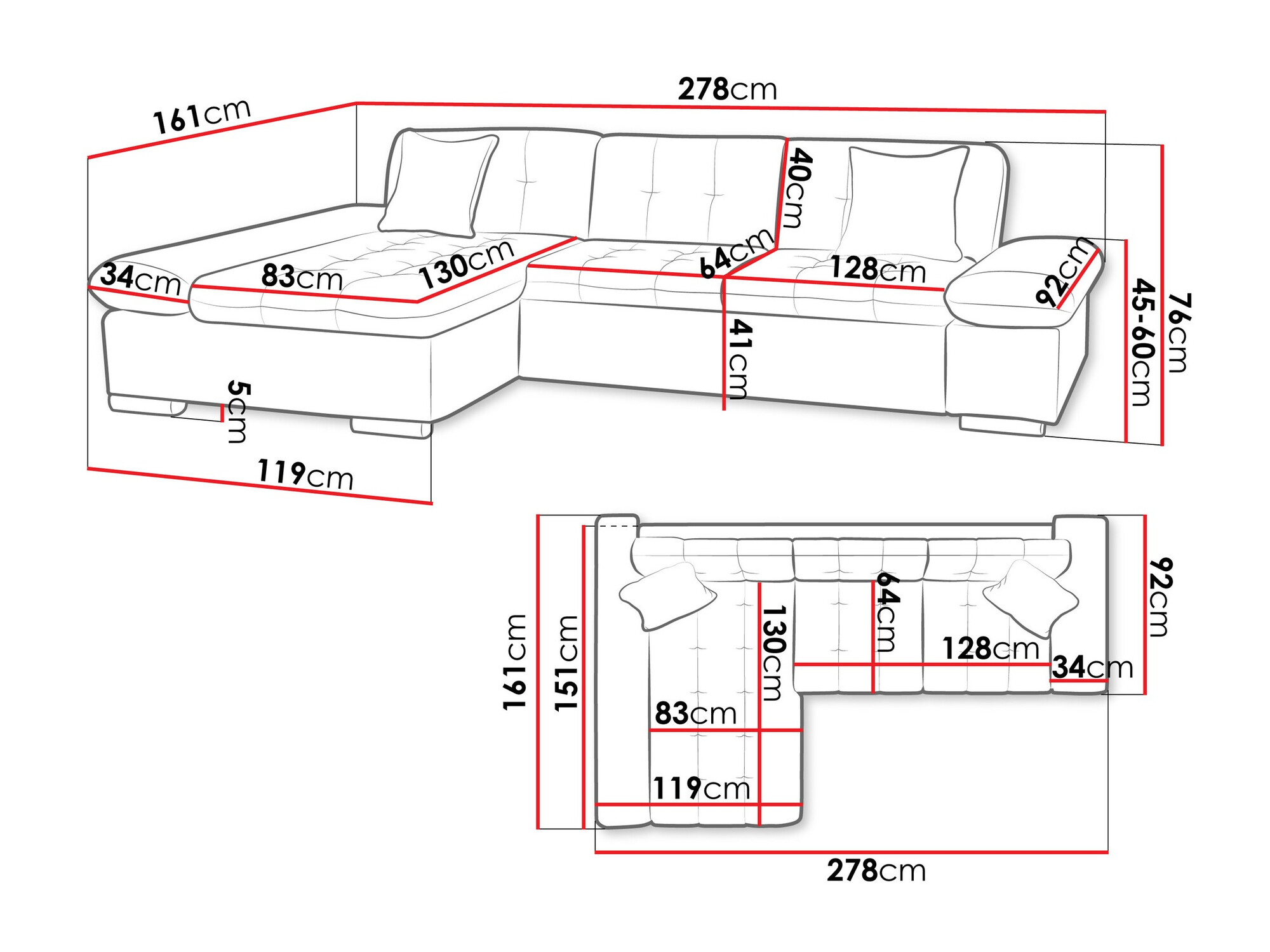 Hoekbank Comfivo 219 (Flow 3)