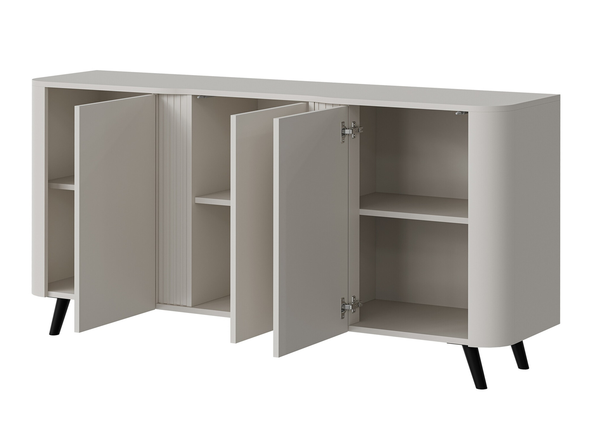 Dressoir Charlotte 201 (Kasjmier + Zwart)