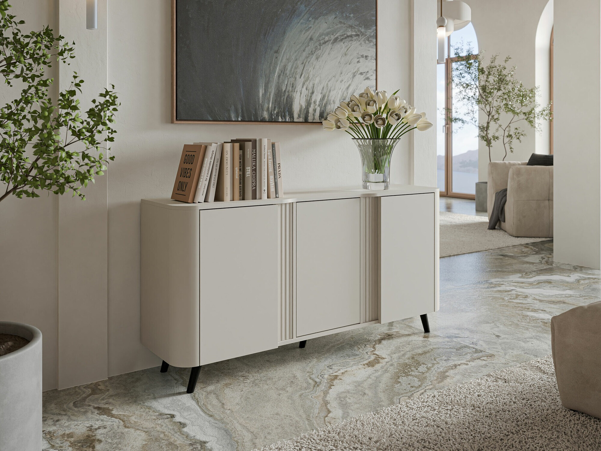 Dressoir Modus (Kasjmier + Zwart)