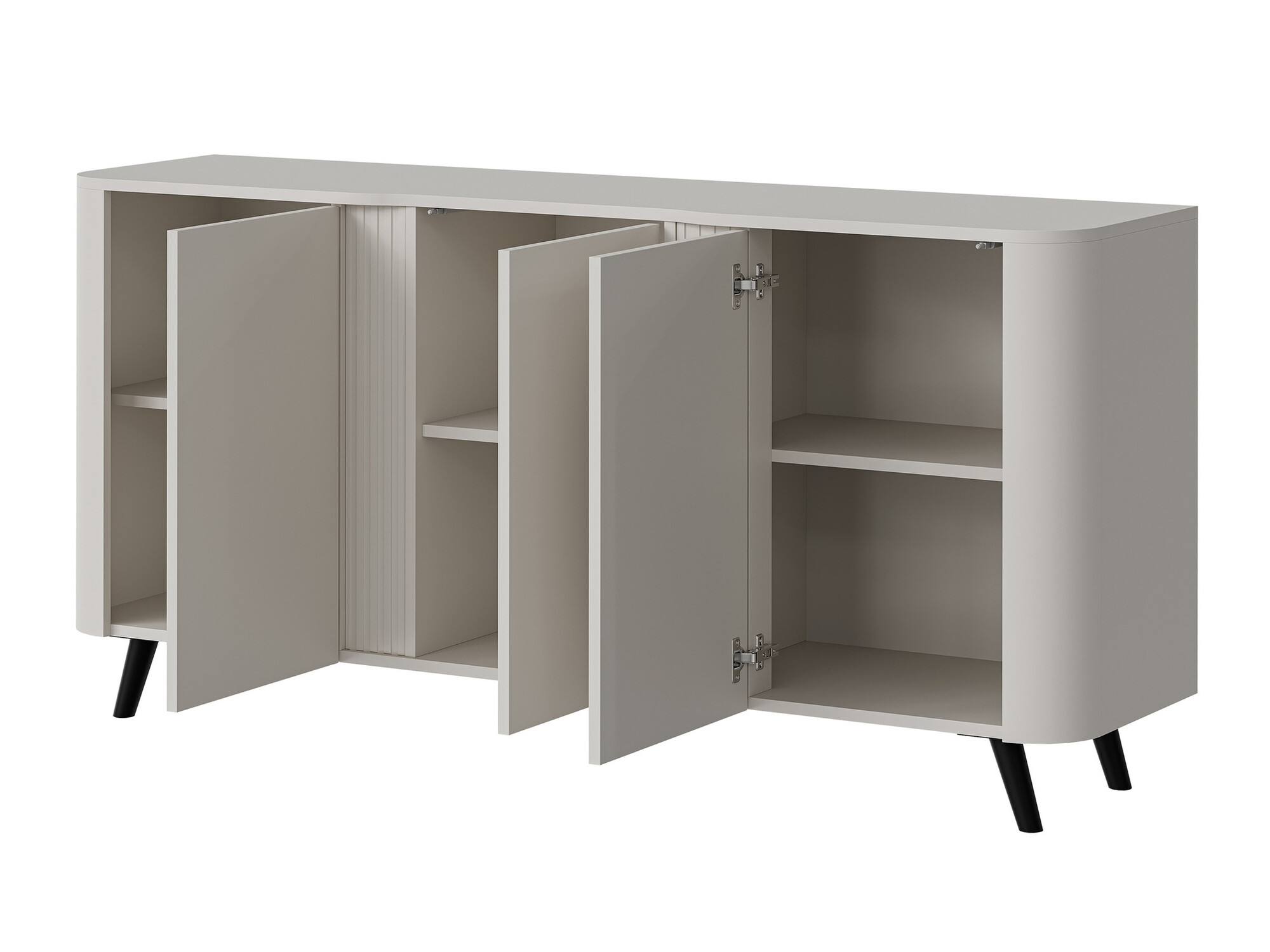 Woonkamerset Charlotte 204 (Kasjmier + Zwart)