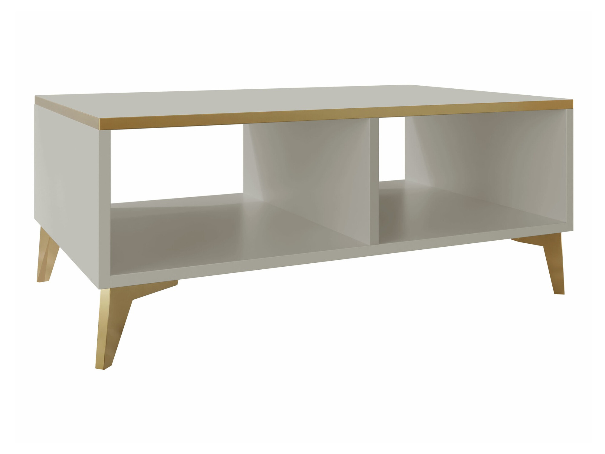 Woonkamerset Comfivo Virfera 107 (Beige + Glans beige)