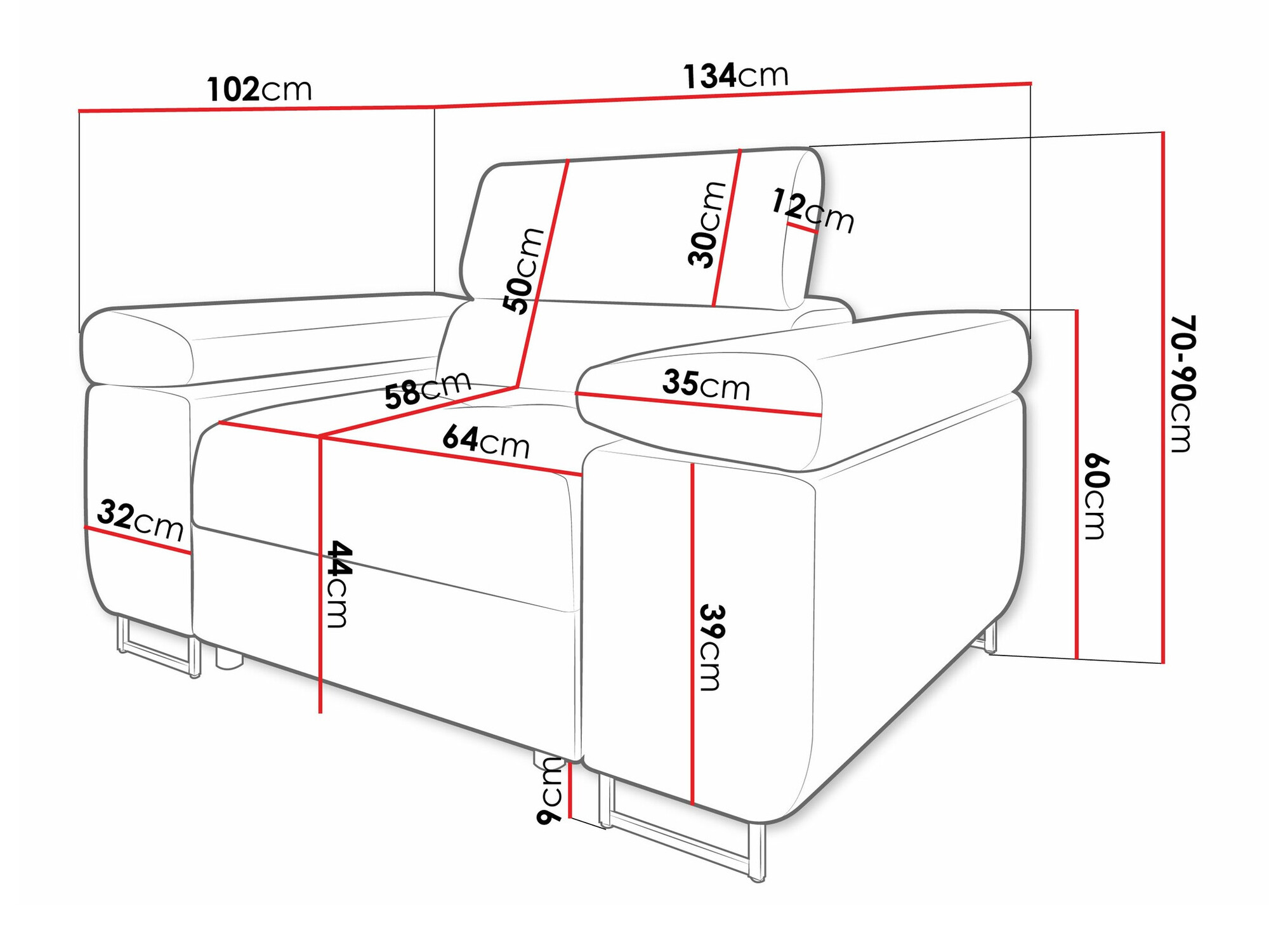 Fauteuil Comfivo Eliferu 106 (Flow 06)