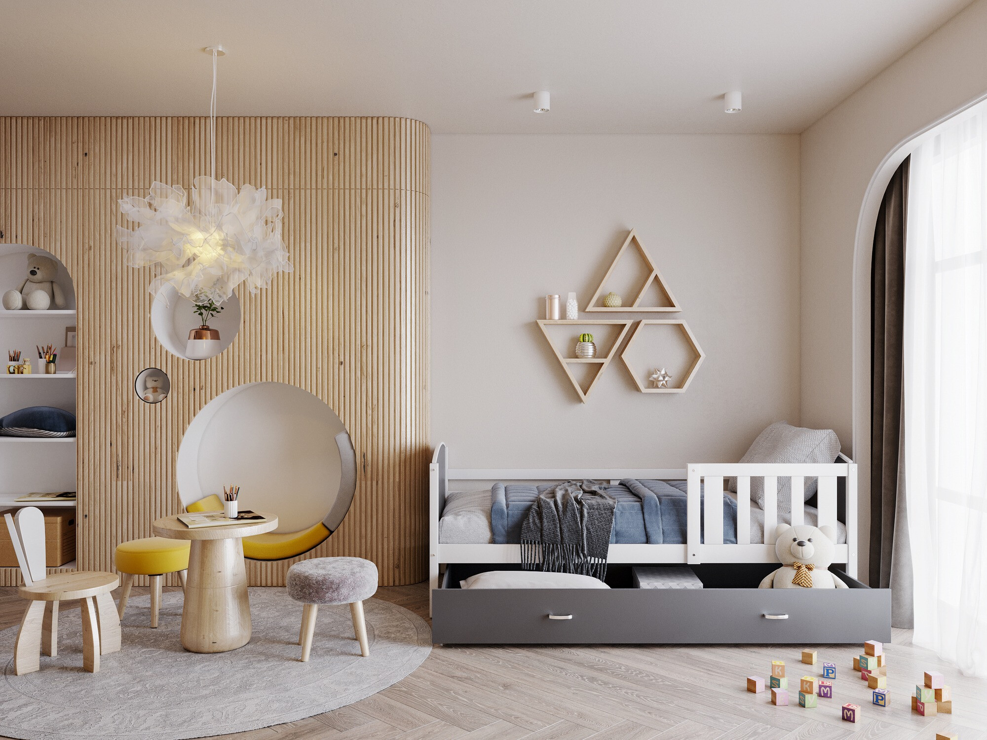 Bed Aurora 131 (Wit)