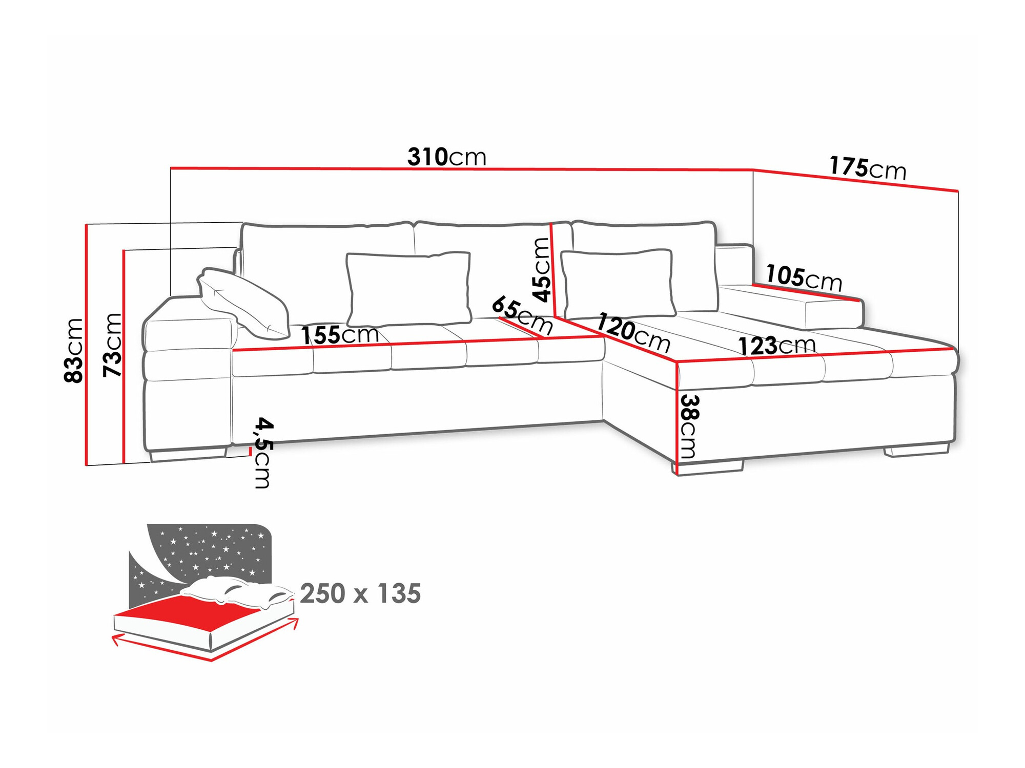 Hoekbank Comfivo 169 (Wave 05)