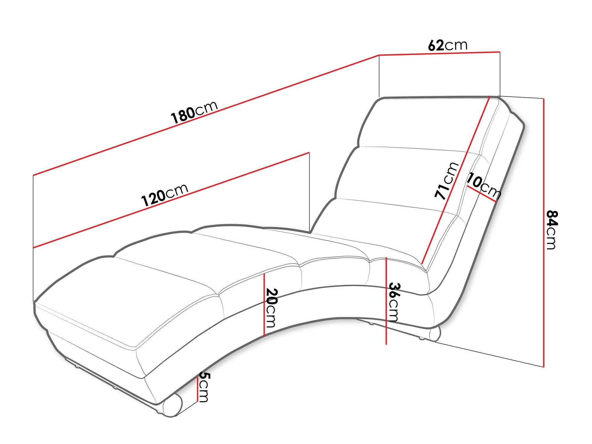 Ligfauteuil Comfivo 109 (Kronos 07 + Poso 135)