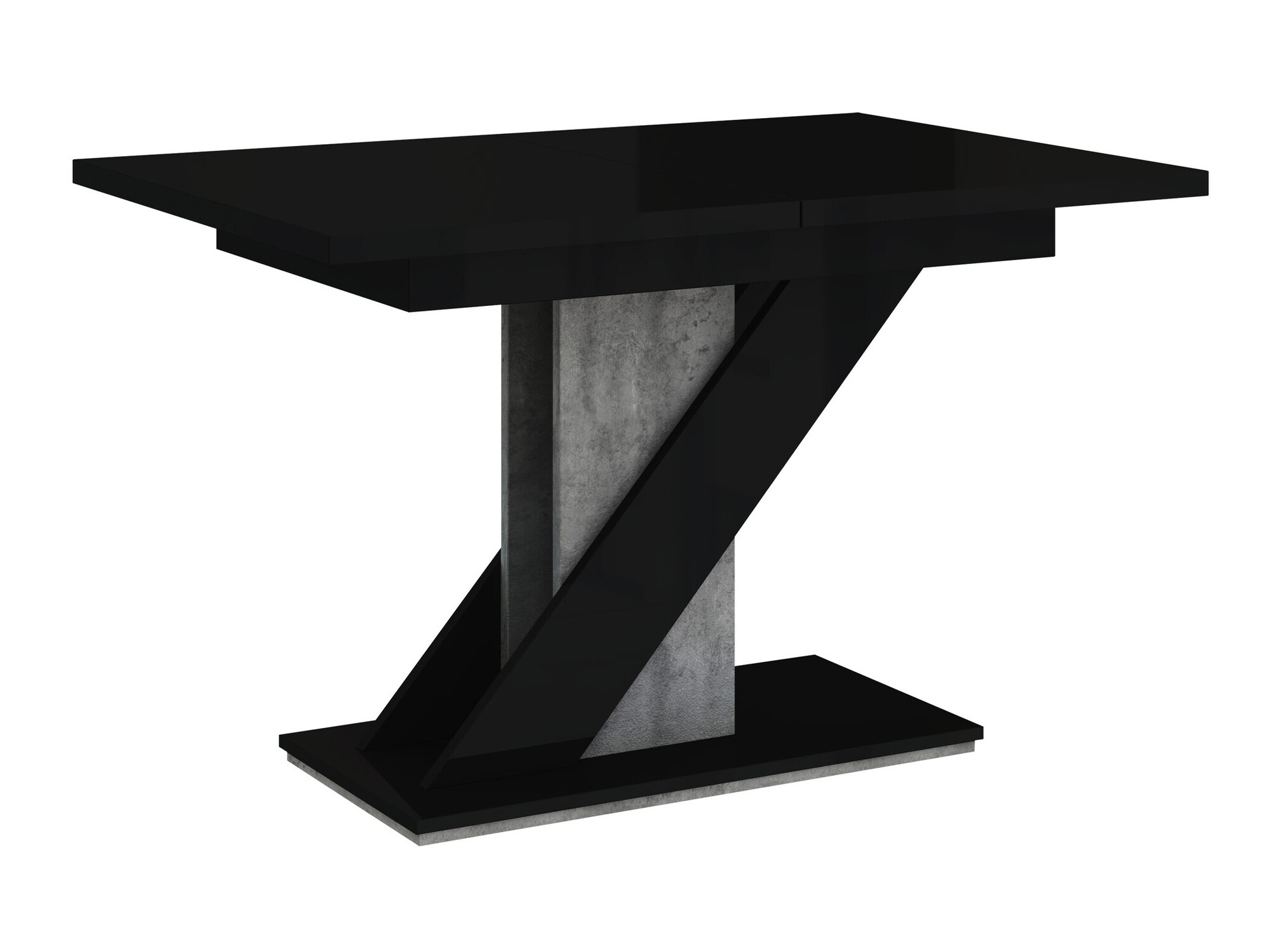 Tafel Goodyear 105 (Glanzend zwart + Beton)