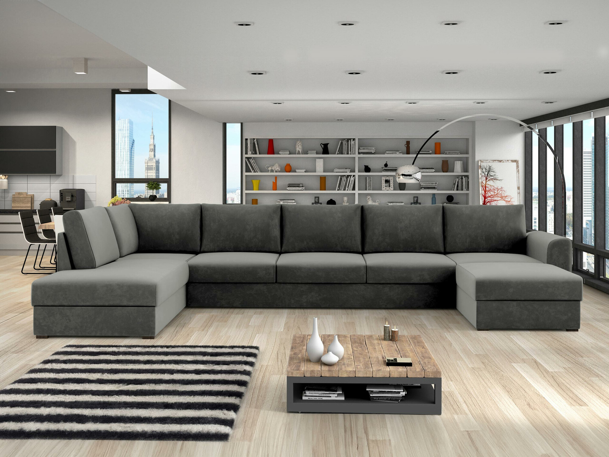 Hoekbank Comfivo Flumen I (Magic Velvet 2217)