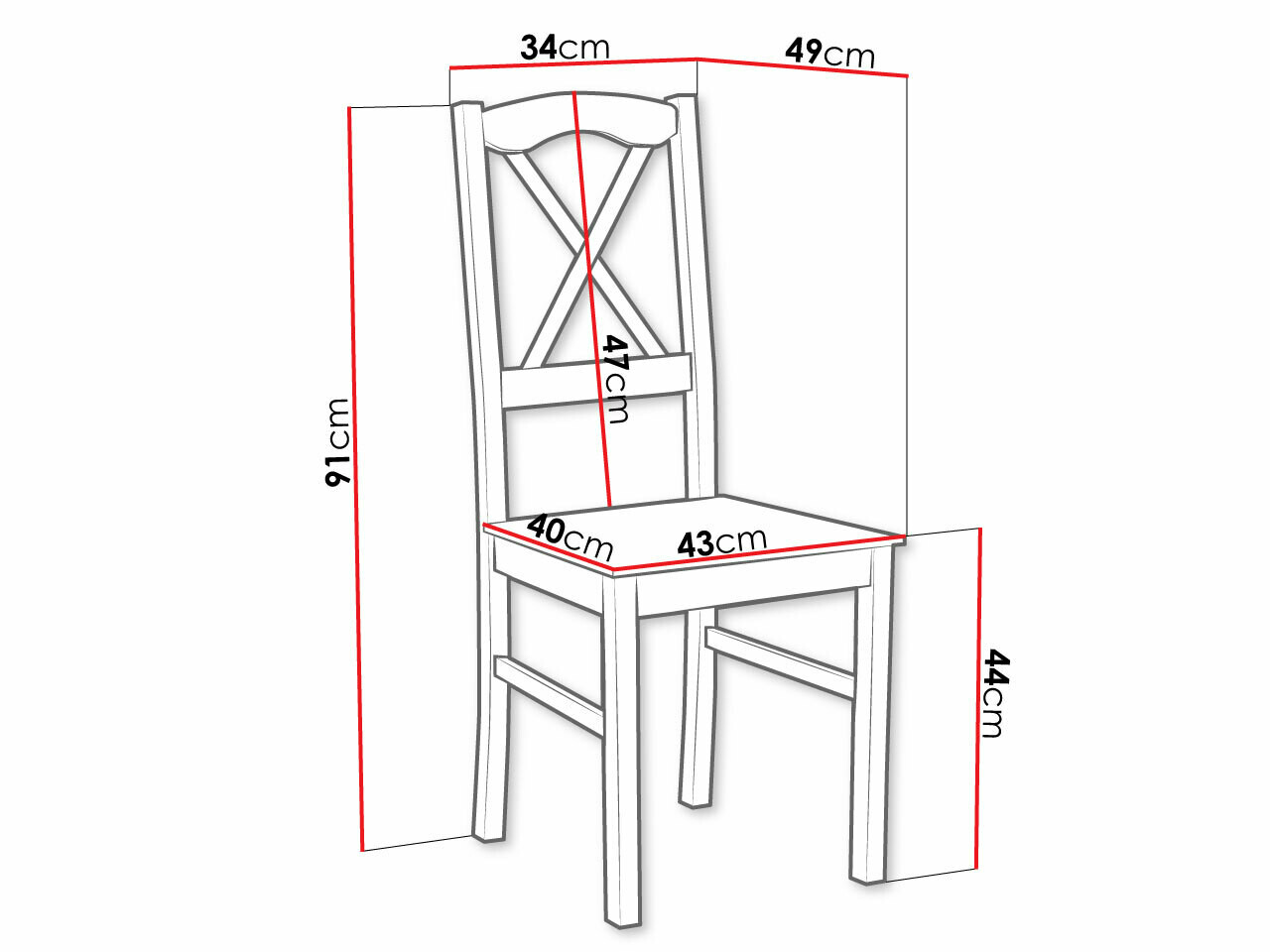 Stoel Victorville 138 (Sonoma eik)