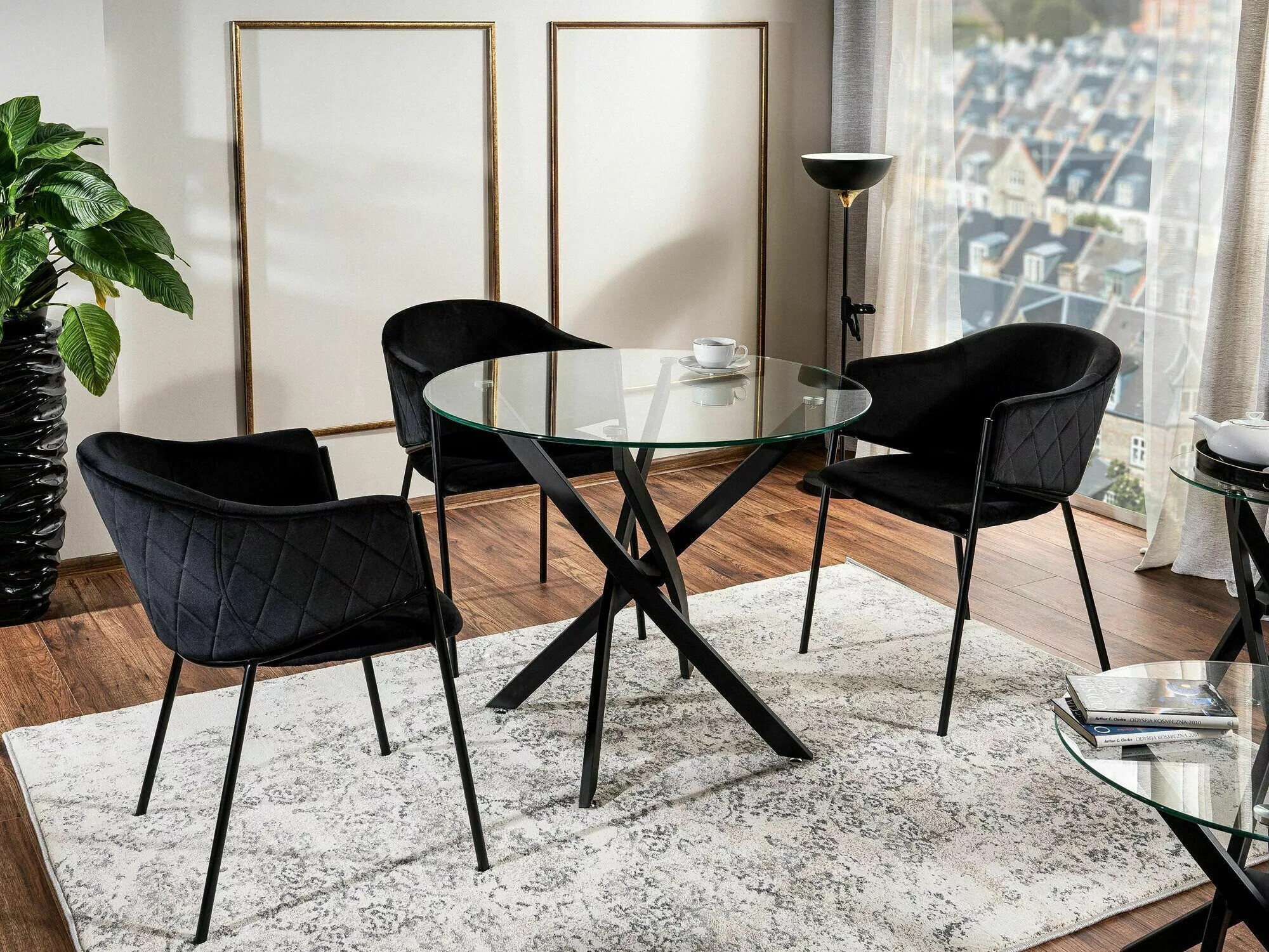 Tafel Detroit 375 (Zwart)
